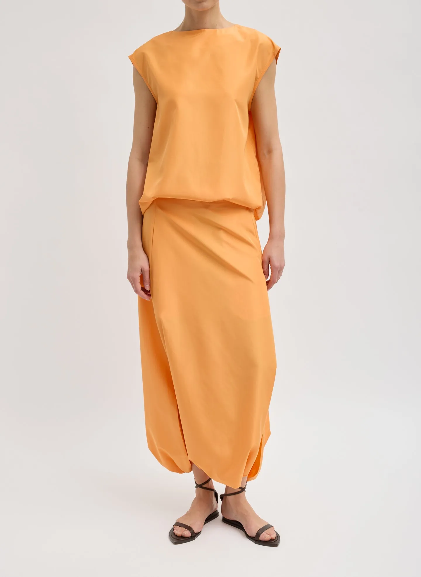 Summer Nylon Sleeveless Cocoon Top sold by Tibi product image thumbnail 4