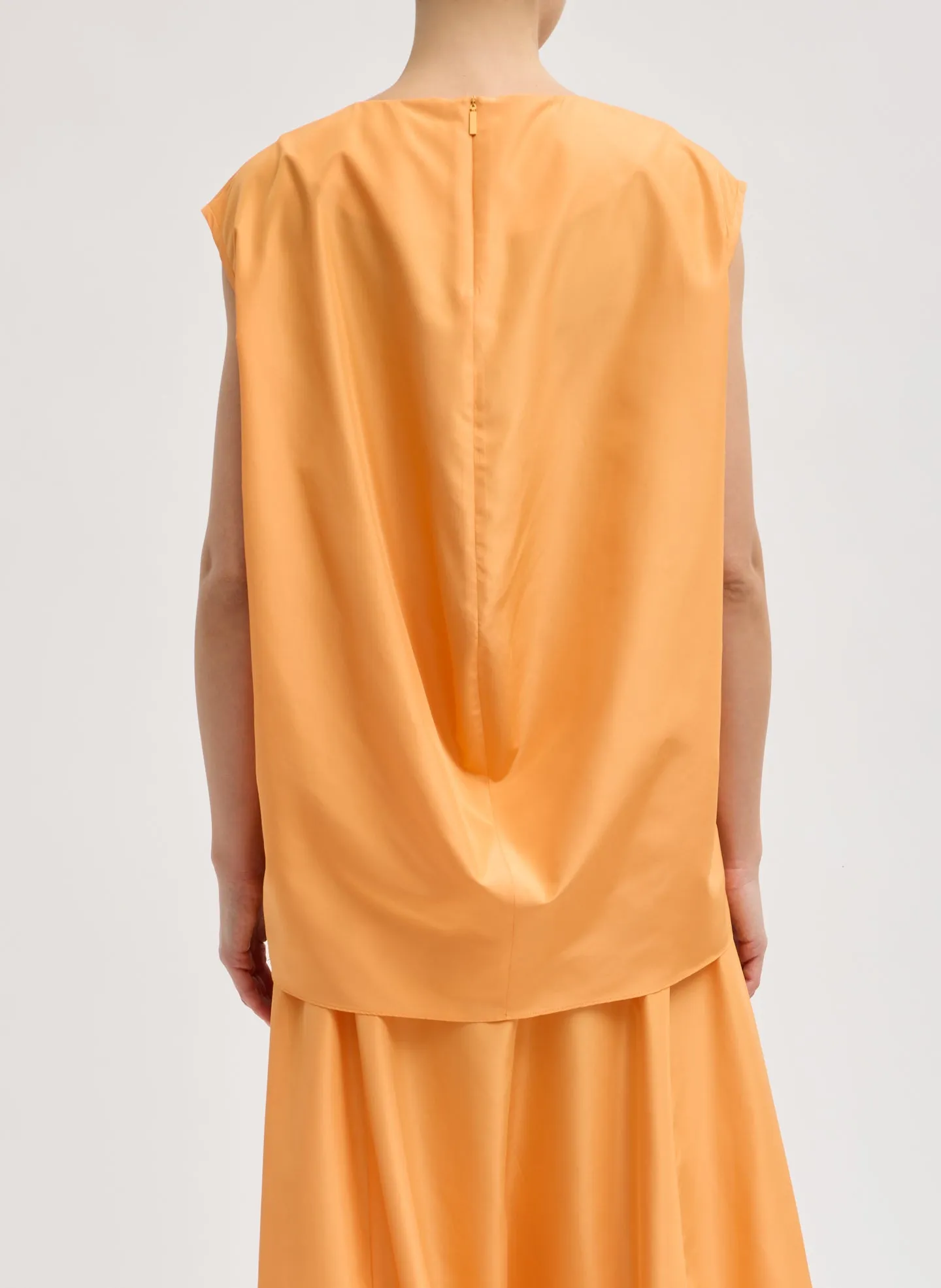 Summer Nylon Sleeveless Cocoon Top sold by Tibi product image thumbnail 3
