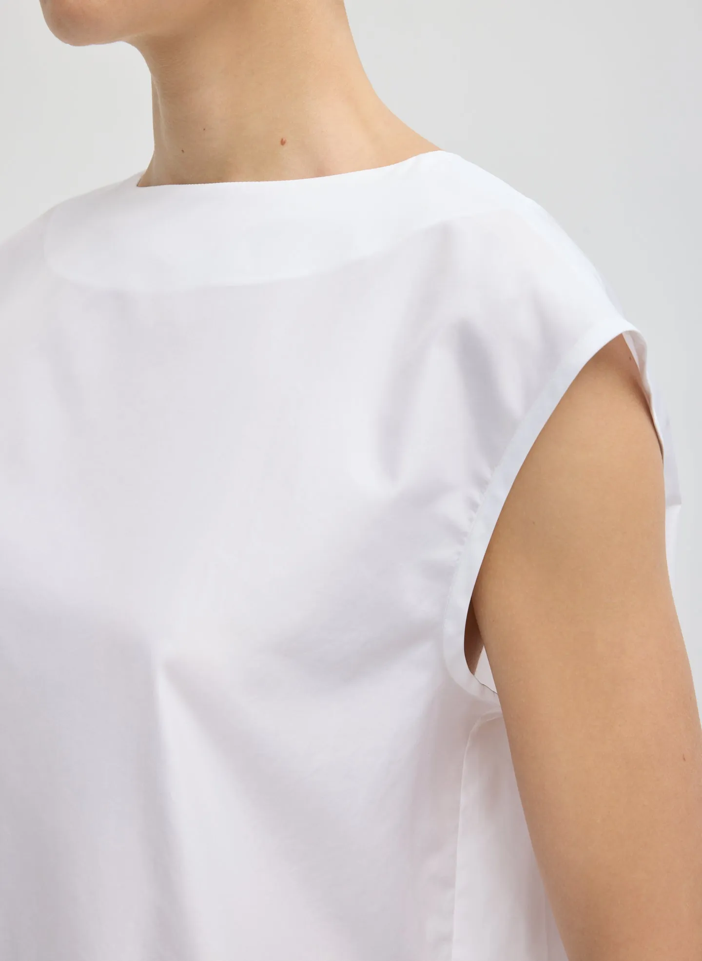 Summer Nylon Sleeveless Cocoon Top sold by Tibi product image thumbnail 5
