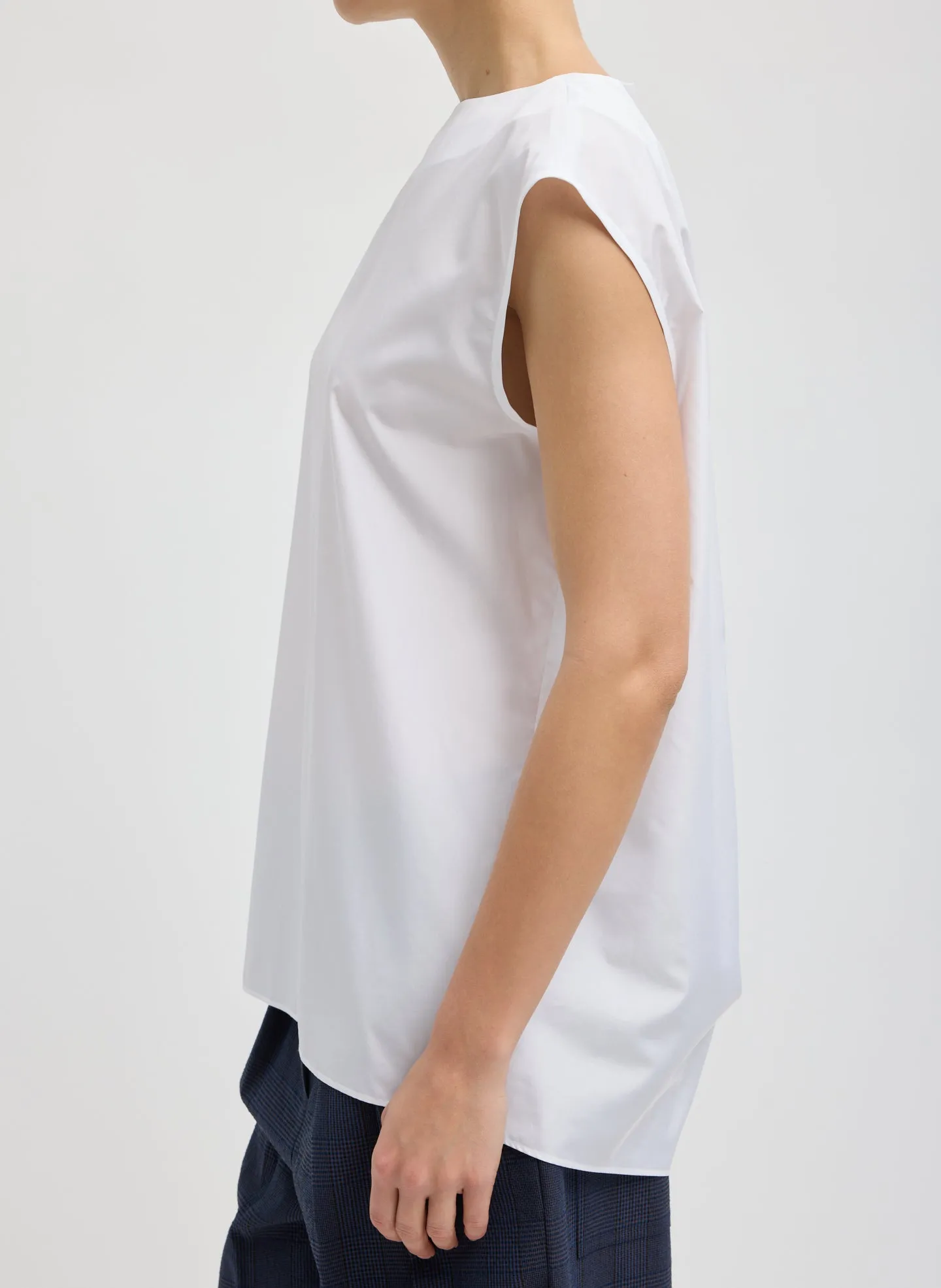 Summer Nylon Sleeveless Cocoon Top sold by Tibi product image thumbnail 2