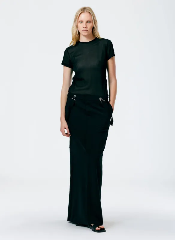 Dominic Pinstripe Overall Skirt made by Tibi
