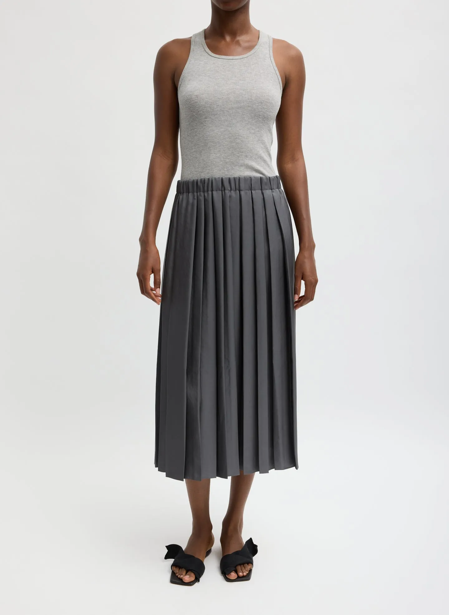 Feather Weight Pleated Pull On Skirt sold by Tibi