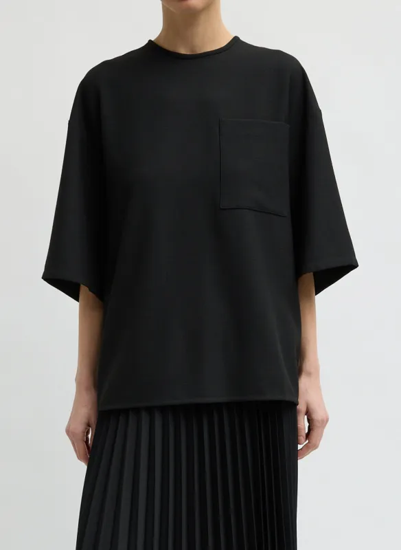 Mica Crepe Easy T-Shirt made by Tibi