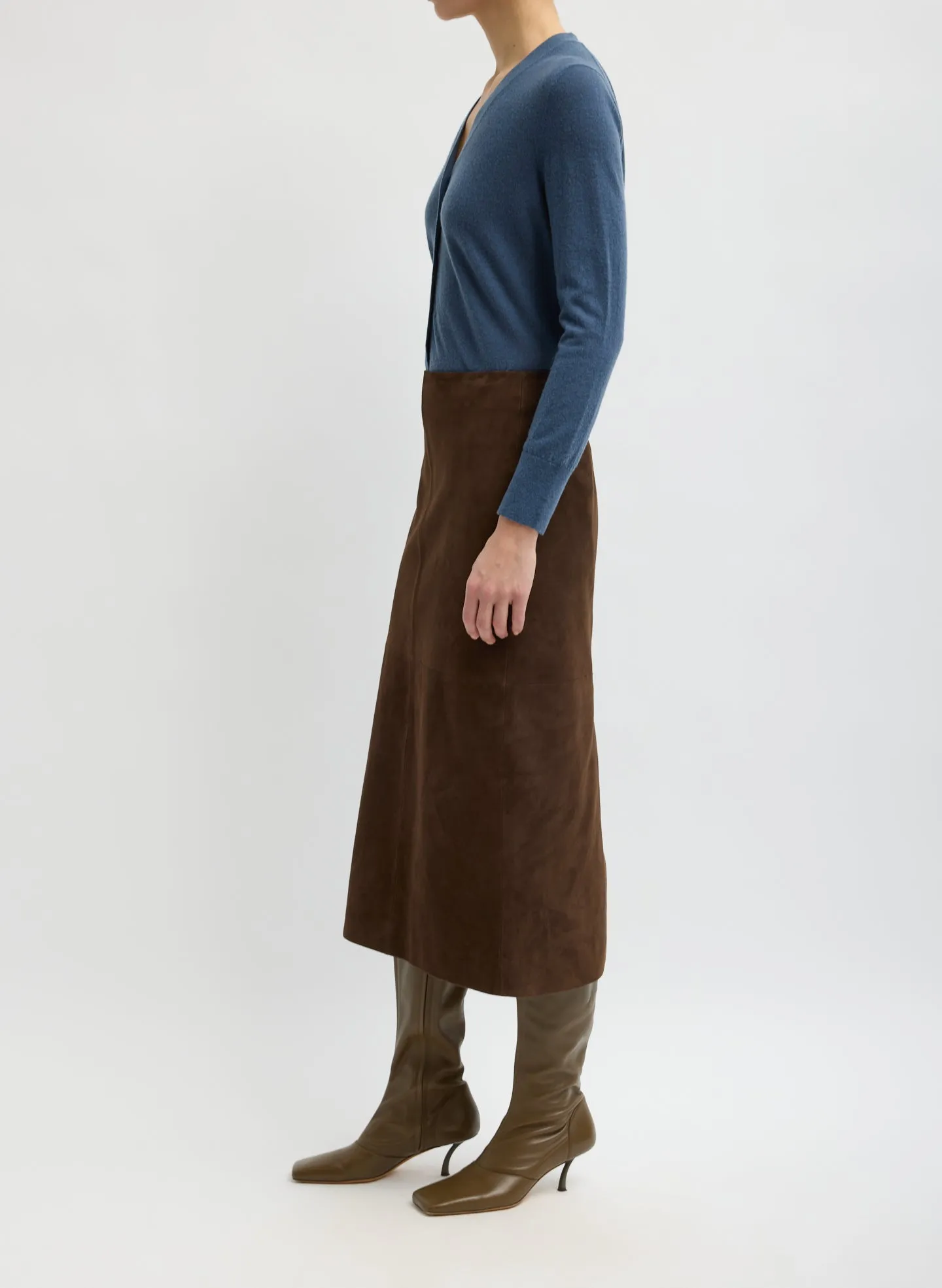 Suede Pencil Skirt sold by Tibi product image thumbnail 3
