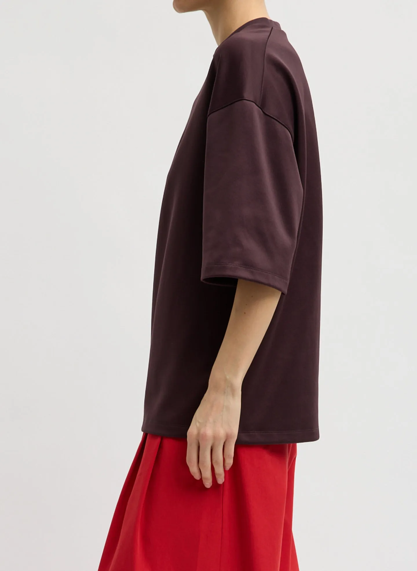 Active Knit Easy T-Shirt sold by Tibi product image thumbnail 2