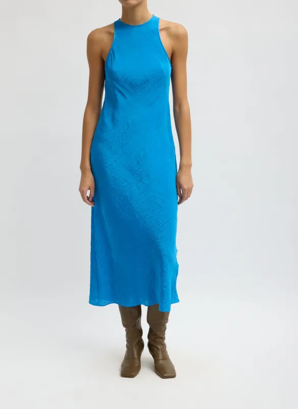 The Crinkle Slip Midi Bias Dress made by Tibi