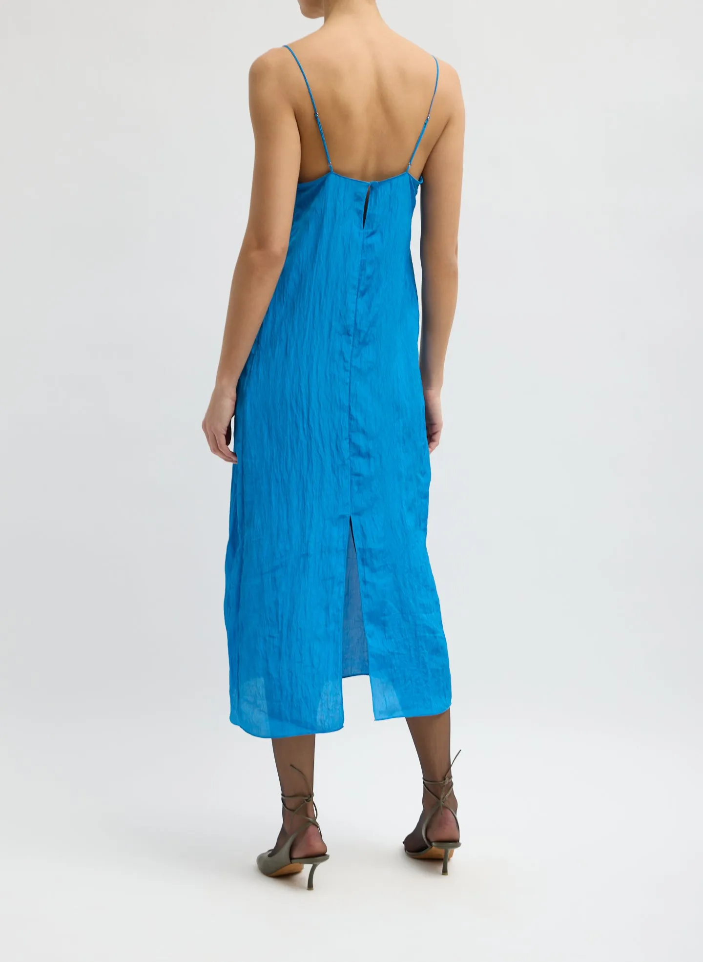 The Crinkle Slip Dress sold by Tibi product image thumbnail 3