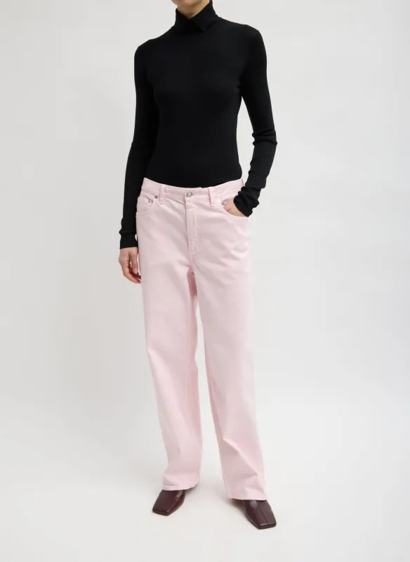 Garment Wash Stretch Twill Slouchy Carpenter Jean made by Tibi