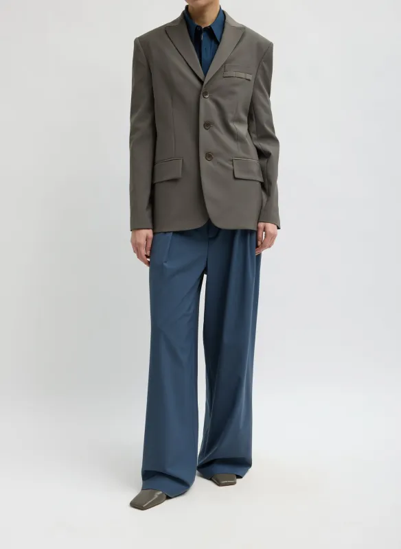 Tropical Wool Dennis Cutout Blazer made by Tibi