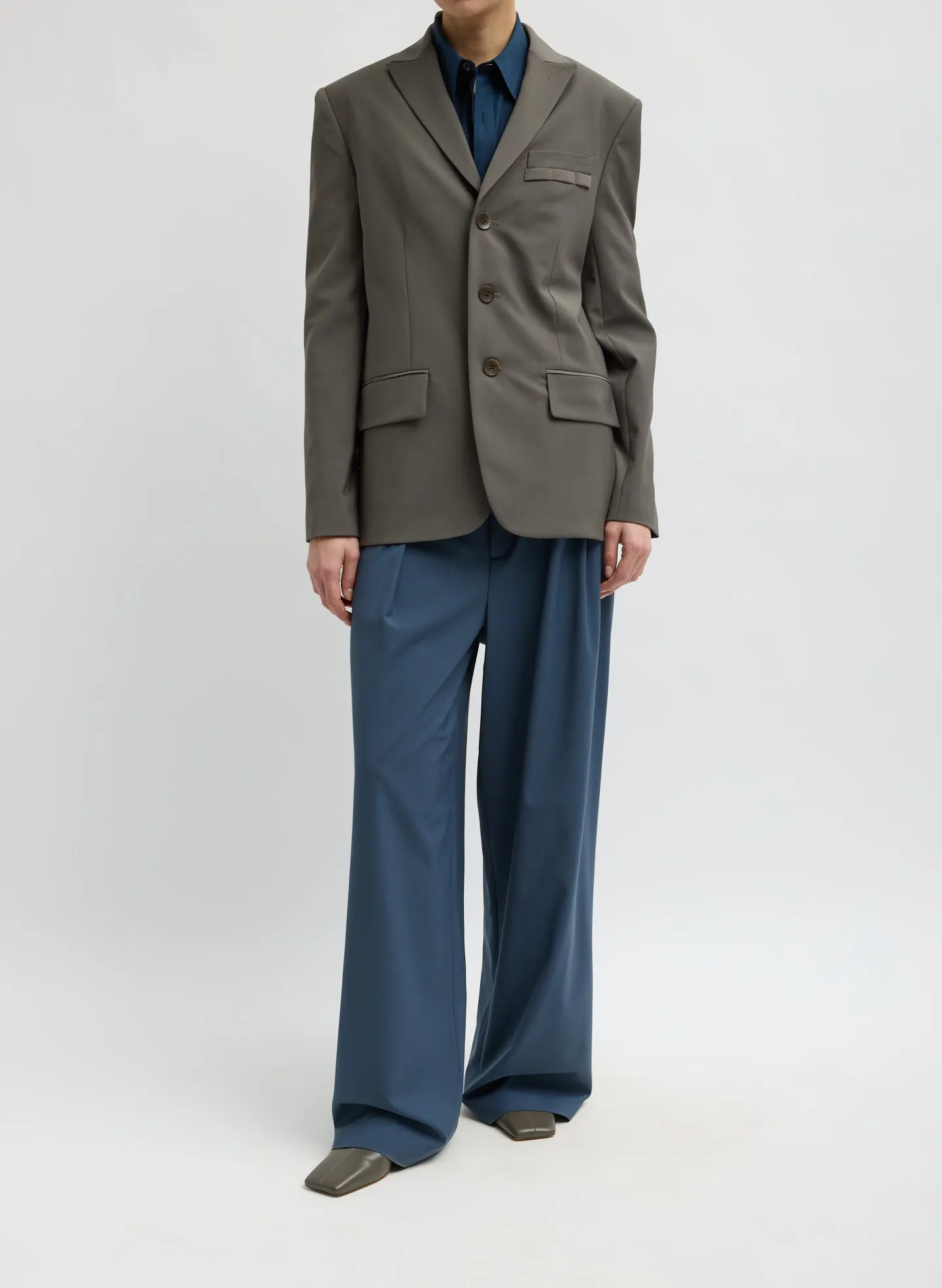 Tropical Wool Dennis Cutout Blazer sold by Tibi