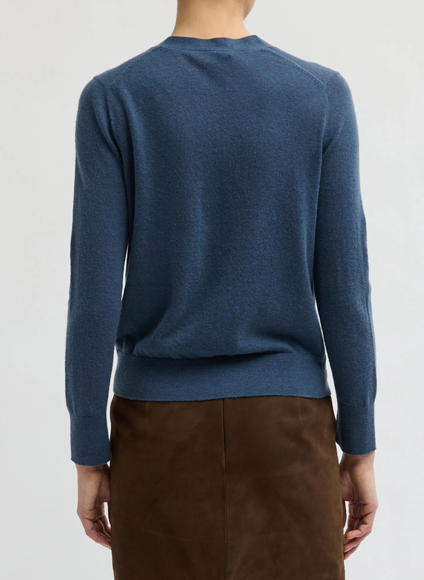 Skinlike Mercerized Wool V-Neck Shrunken Cardigan sold by Tibi product image thumbnail 2