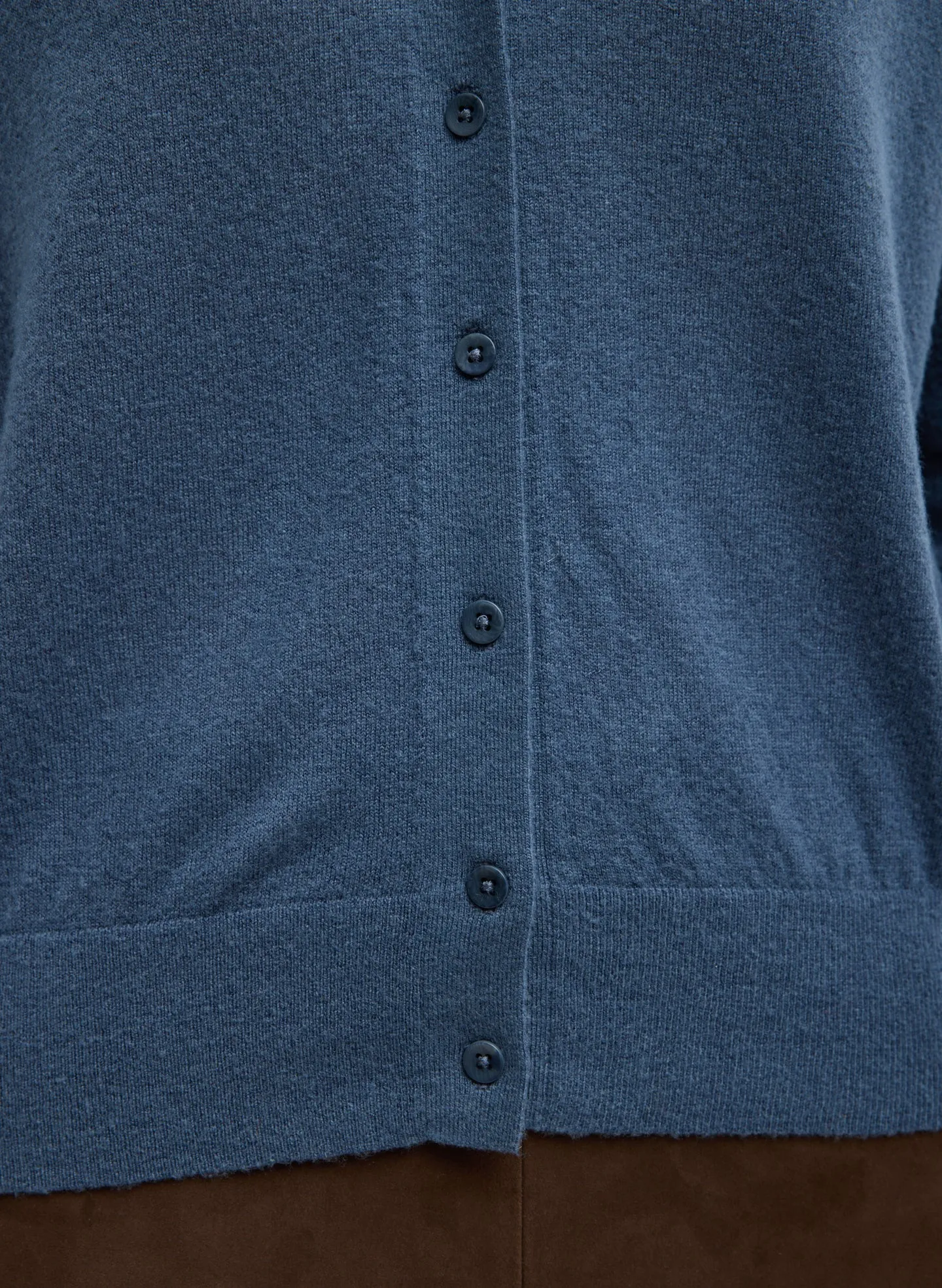 Skinlike Mercerized Wool V-Neck Shrunken Cardigan sold by Tibi product image thumbnail 5