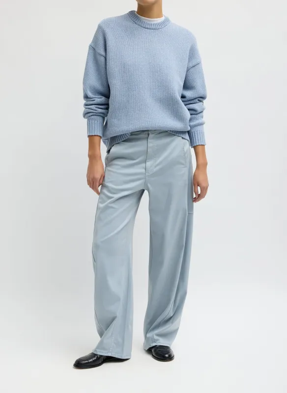 Reactive Garment Dyed Stretch Twill Sid Pant made by Tibi