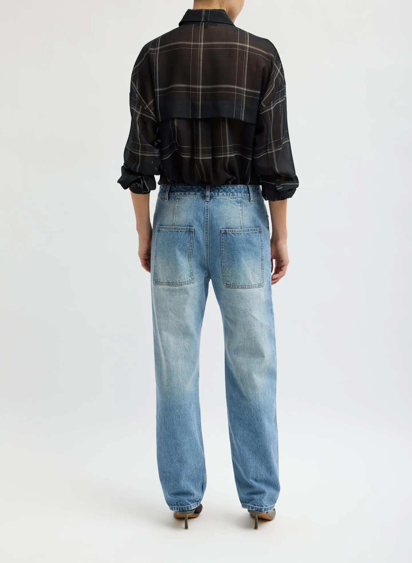 Selvage Denim 5 Pocket Alec Jean sold by Tibi product image thumbnail 4
