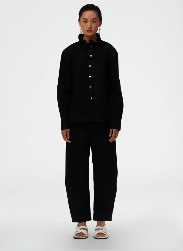 Organic Cotton Twill Sculpted Pant made by Tibi