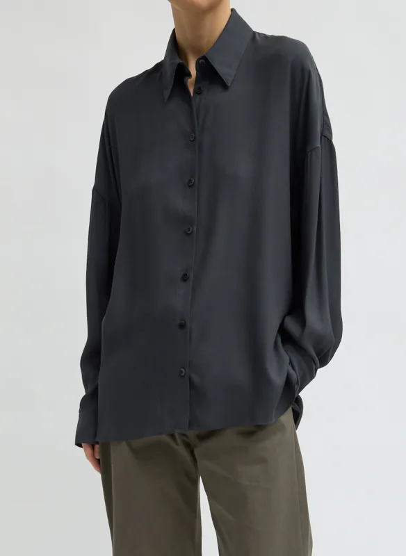 Feather Weight Eco Crepe Oversized Shirt made by Tibi