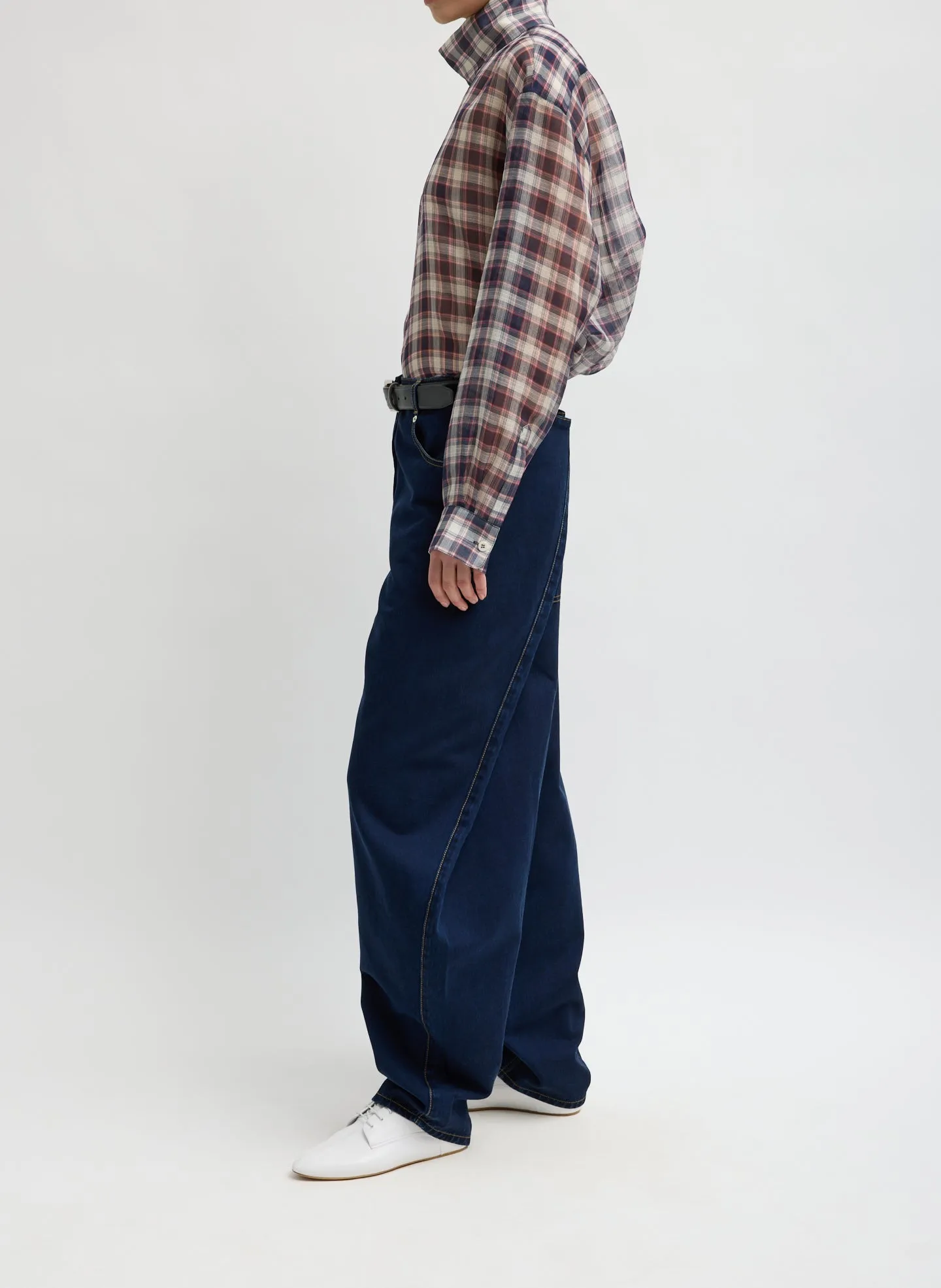 Tencel Cotton Denim Aleda Jean sold by Tibi product image thumbnail 3