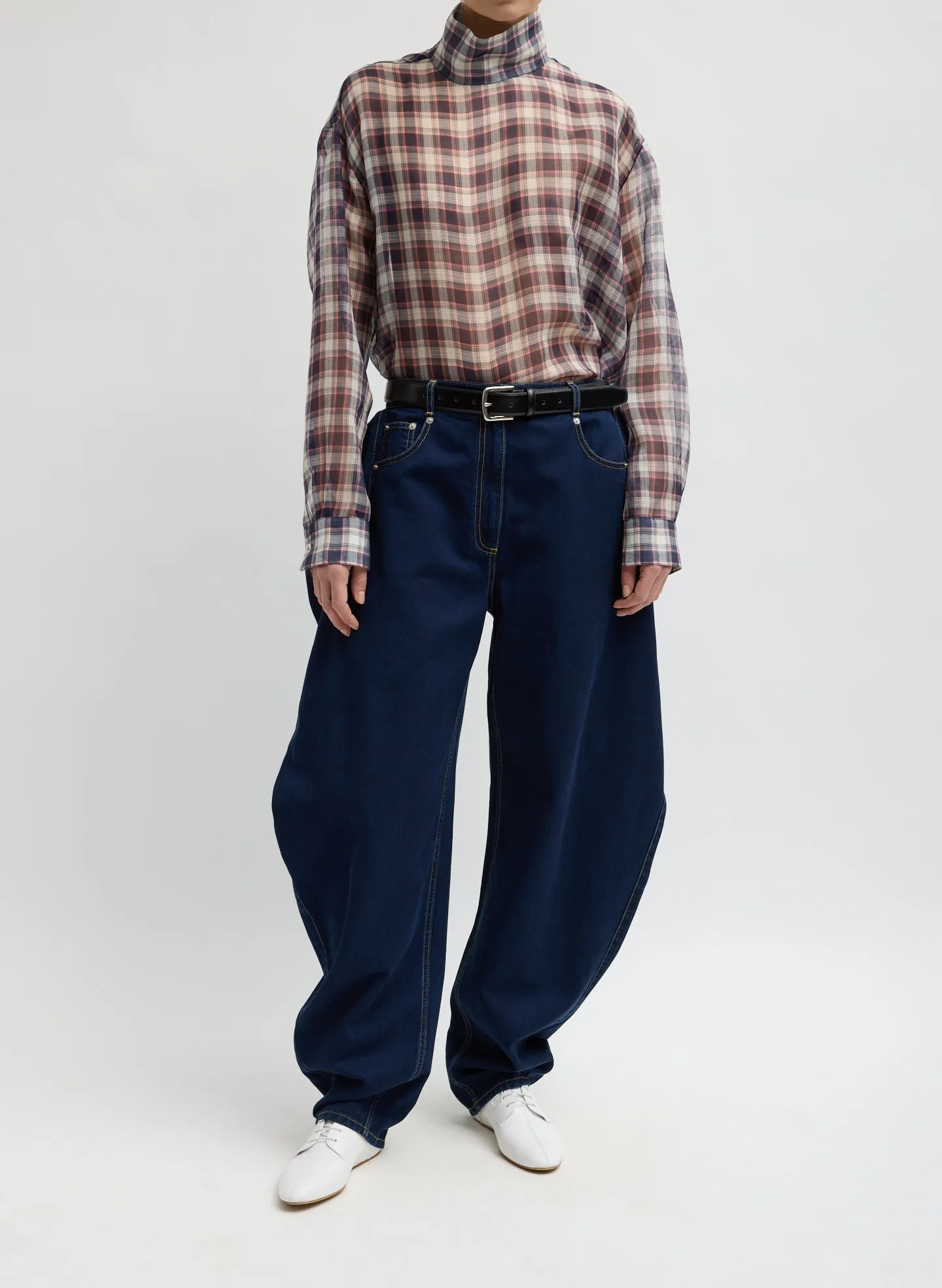 Tencel Cotton Denim Aleda Jean sold by Tibi