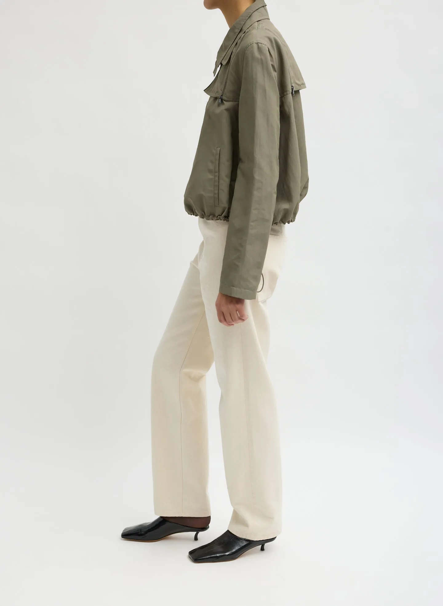 Techy Twill Trapeze Anorak Bomber sold by Tibi product image thumbnail 3