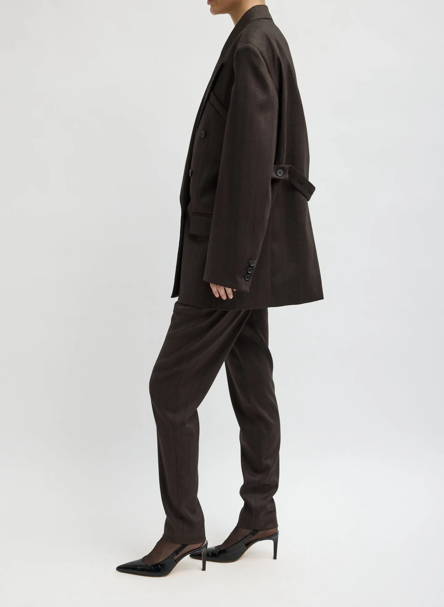 Herringbone Suiting Easy Men's Blazer sold by Tibi product image thumbnail 2