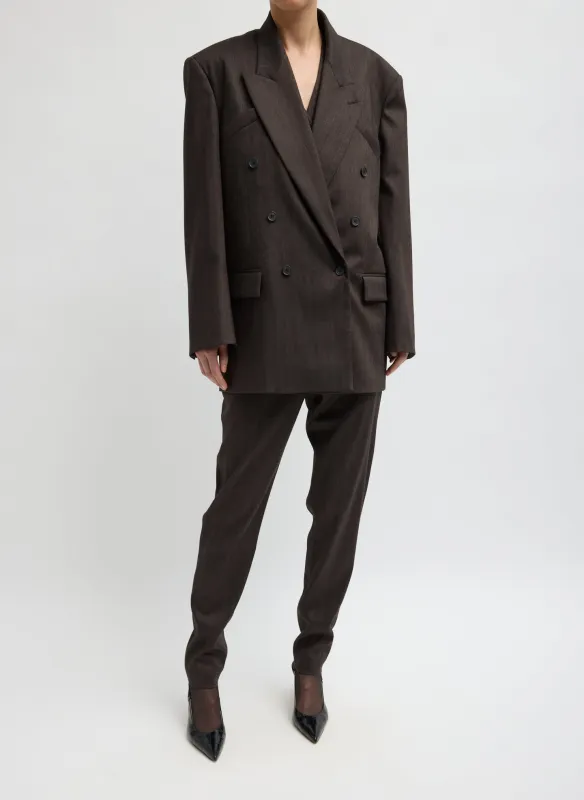 Herringbone Suiting Easy Men's Blazer made by Tibi