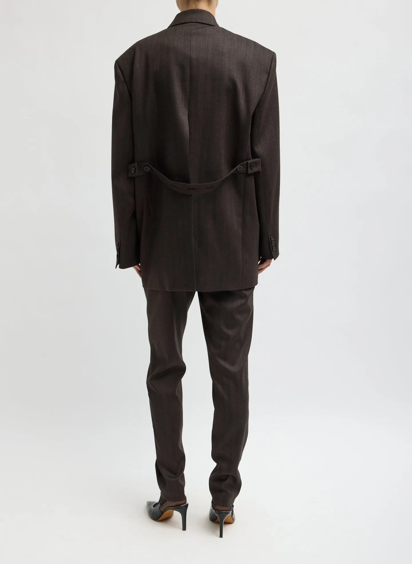 Herringbone Suiting Easy Men's Blazer sold by Tibi product image thumbnail 5