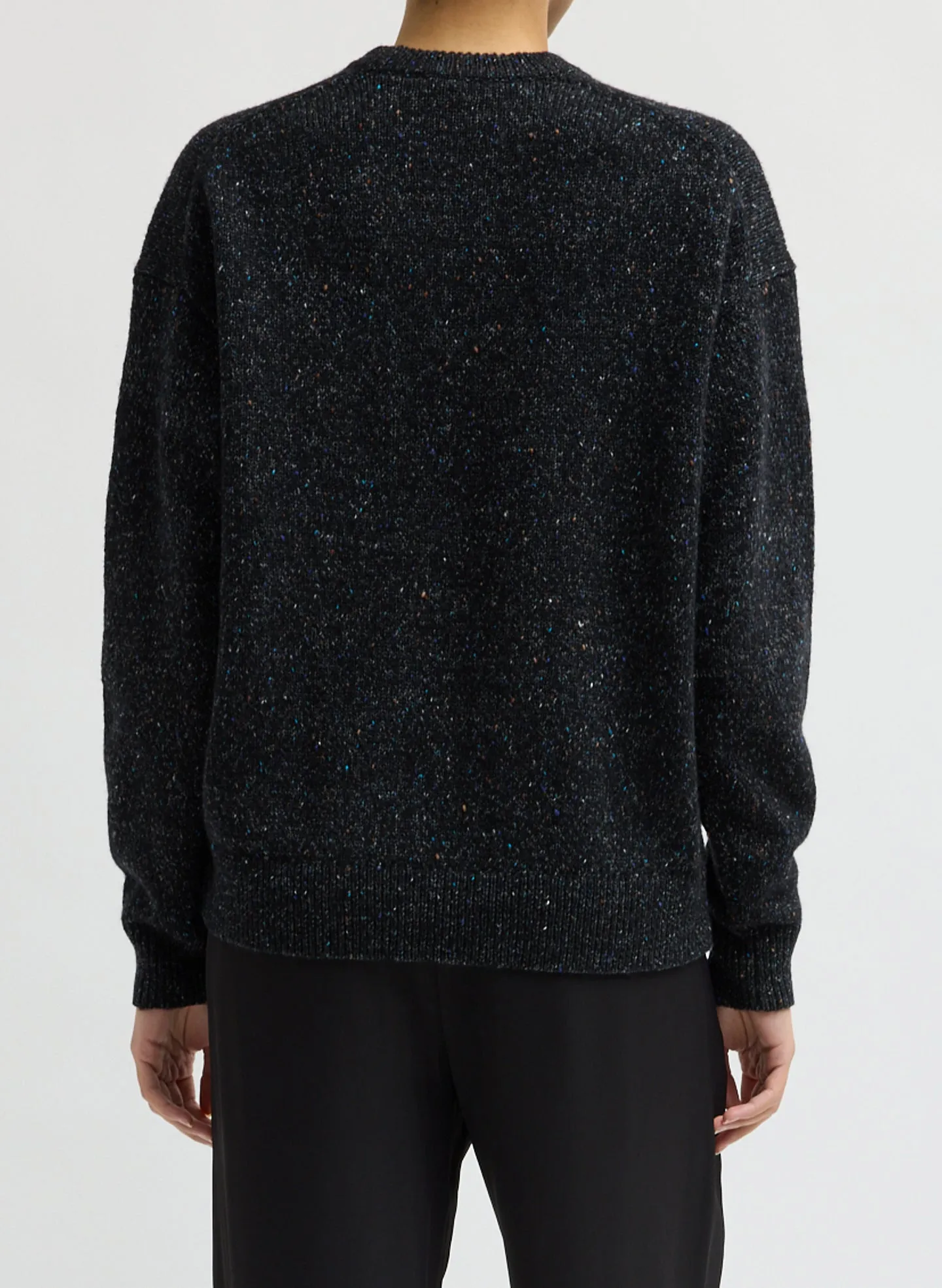 Speckled Tweed Crewneck Easy Pullover sold by Tibi product image thumbnail 4