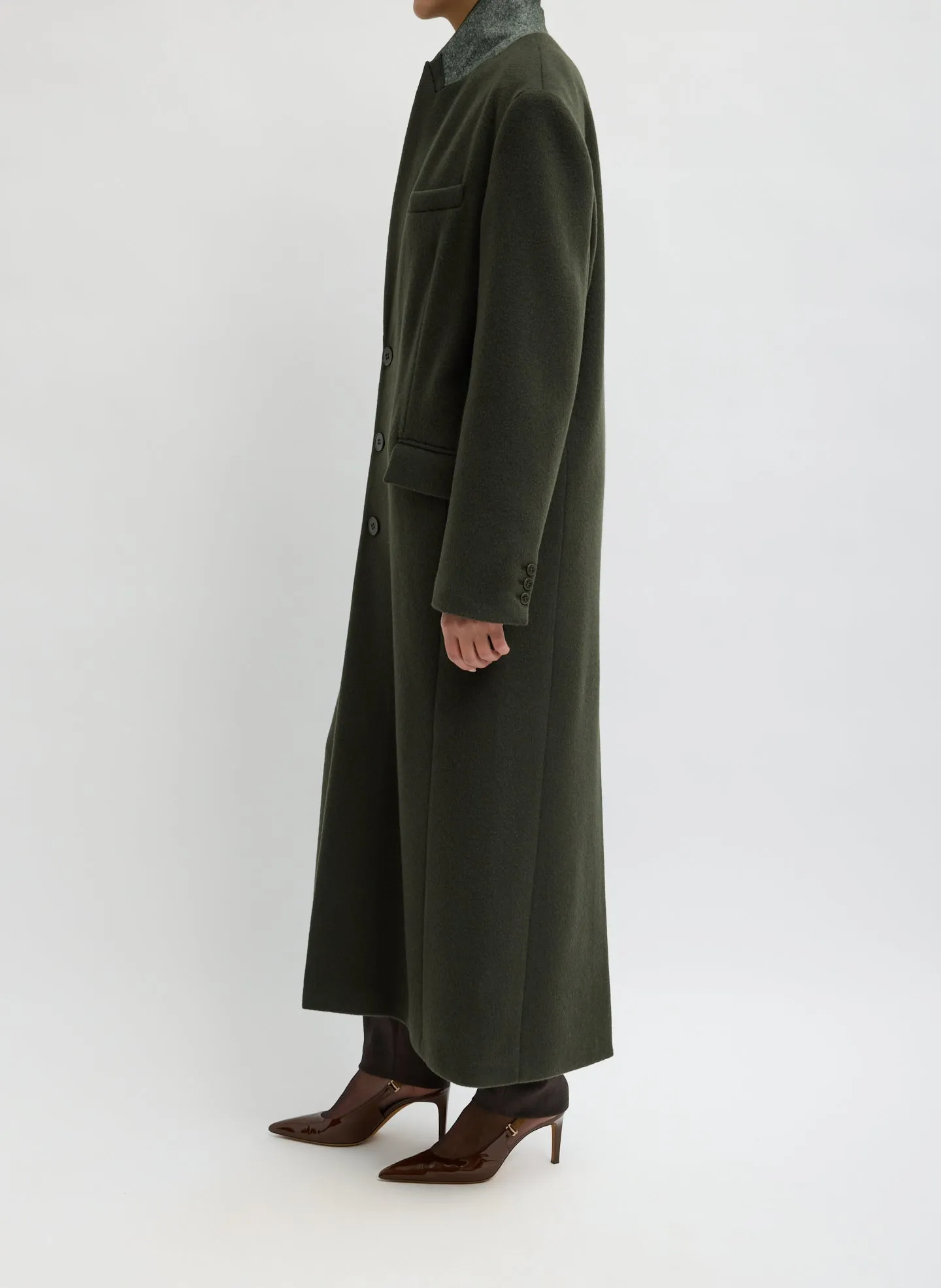 Wool Tailored Men's Maxi Coat sold by Tibi product image thumbnail 4