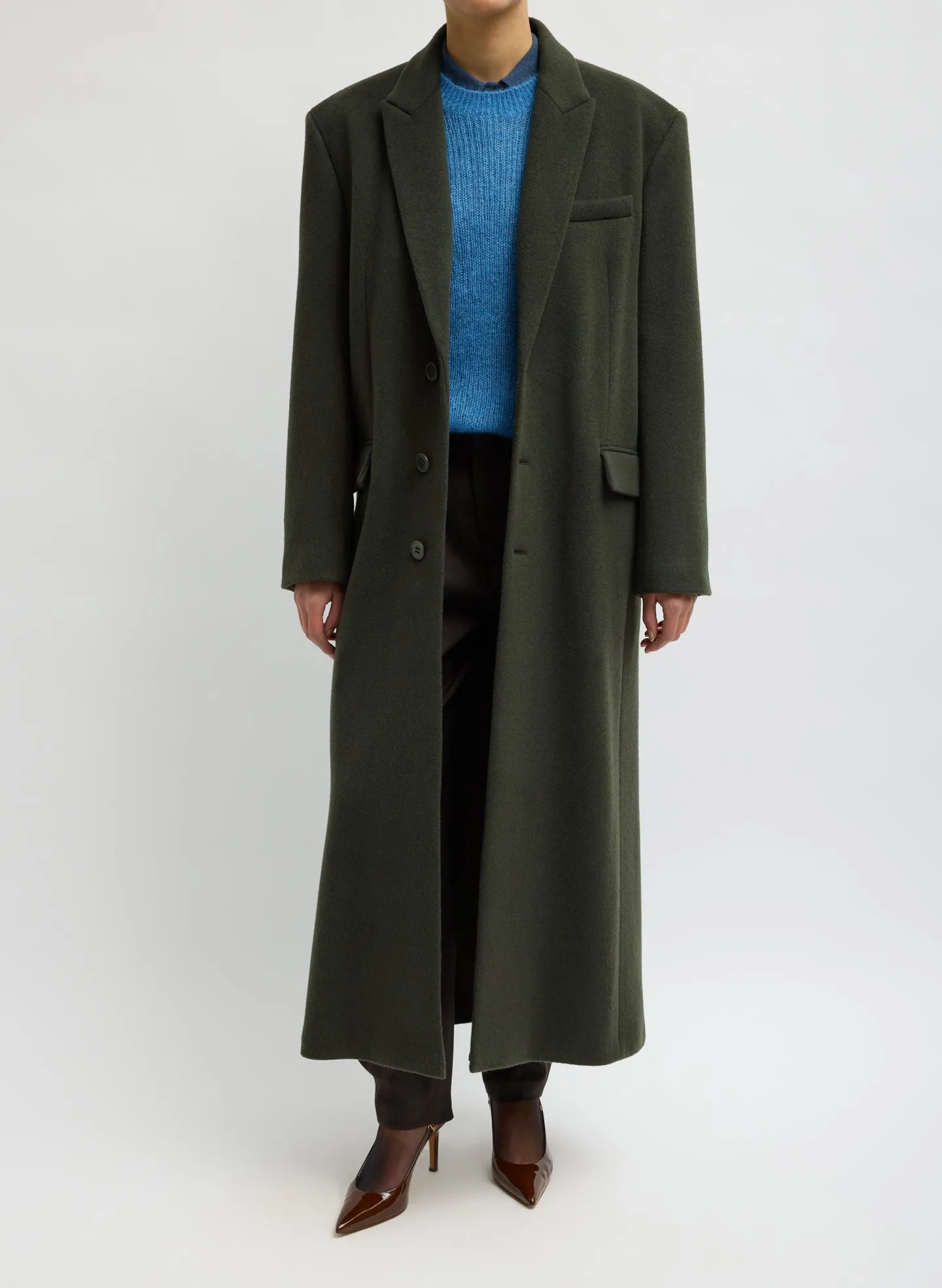 Wool Tailored Men's Maxi Coat sold by Tibi product image thumbnail 3
