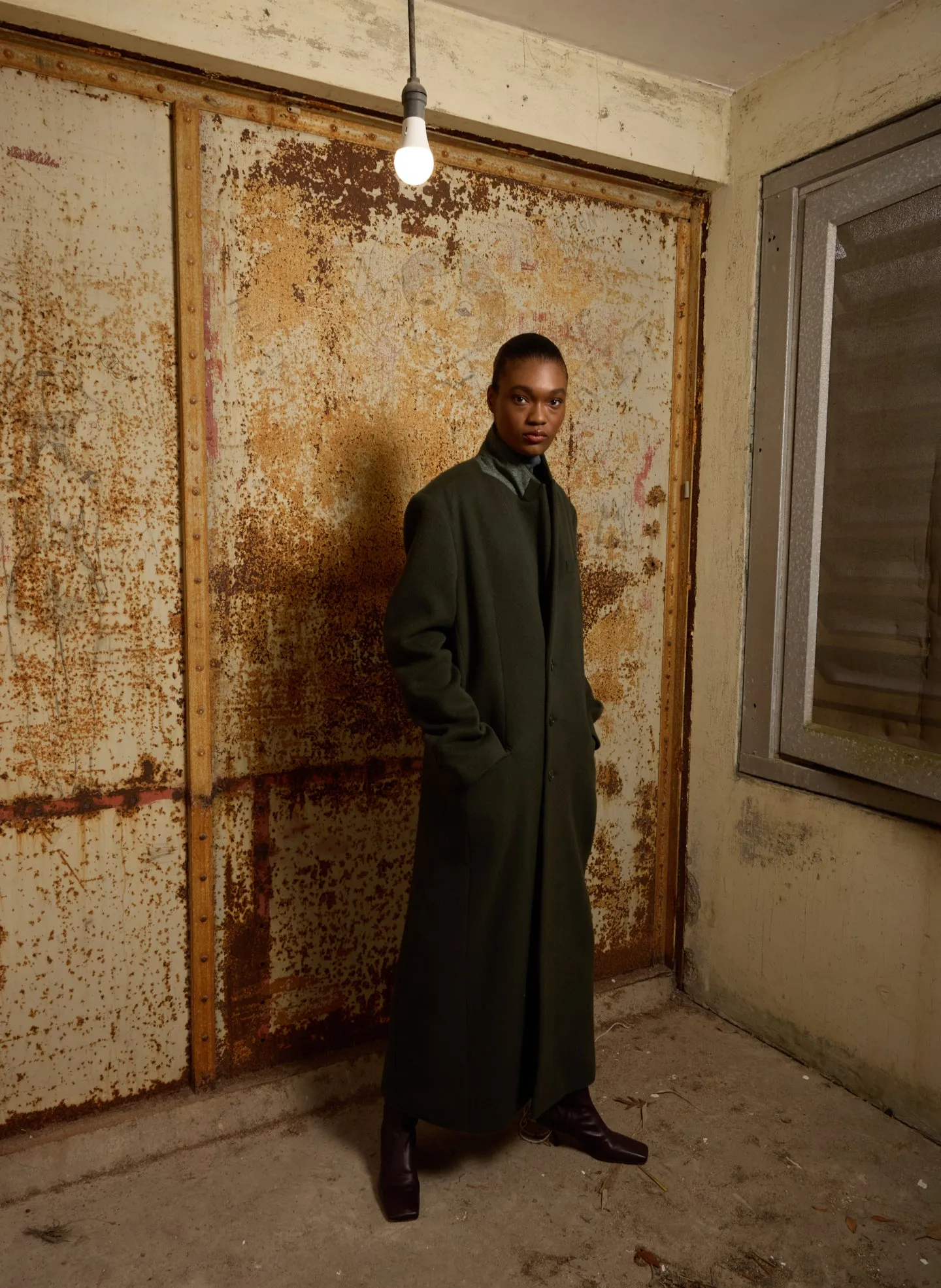 Wool Tailored Men's Maxi Coat sold by Tibi product image thumbnail 2