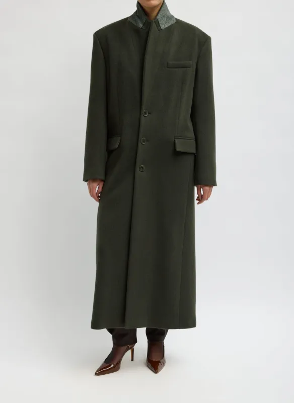 Wool Tailored Men's Maxi Coat made by Tibi