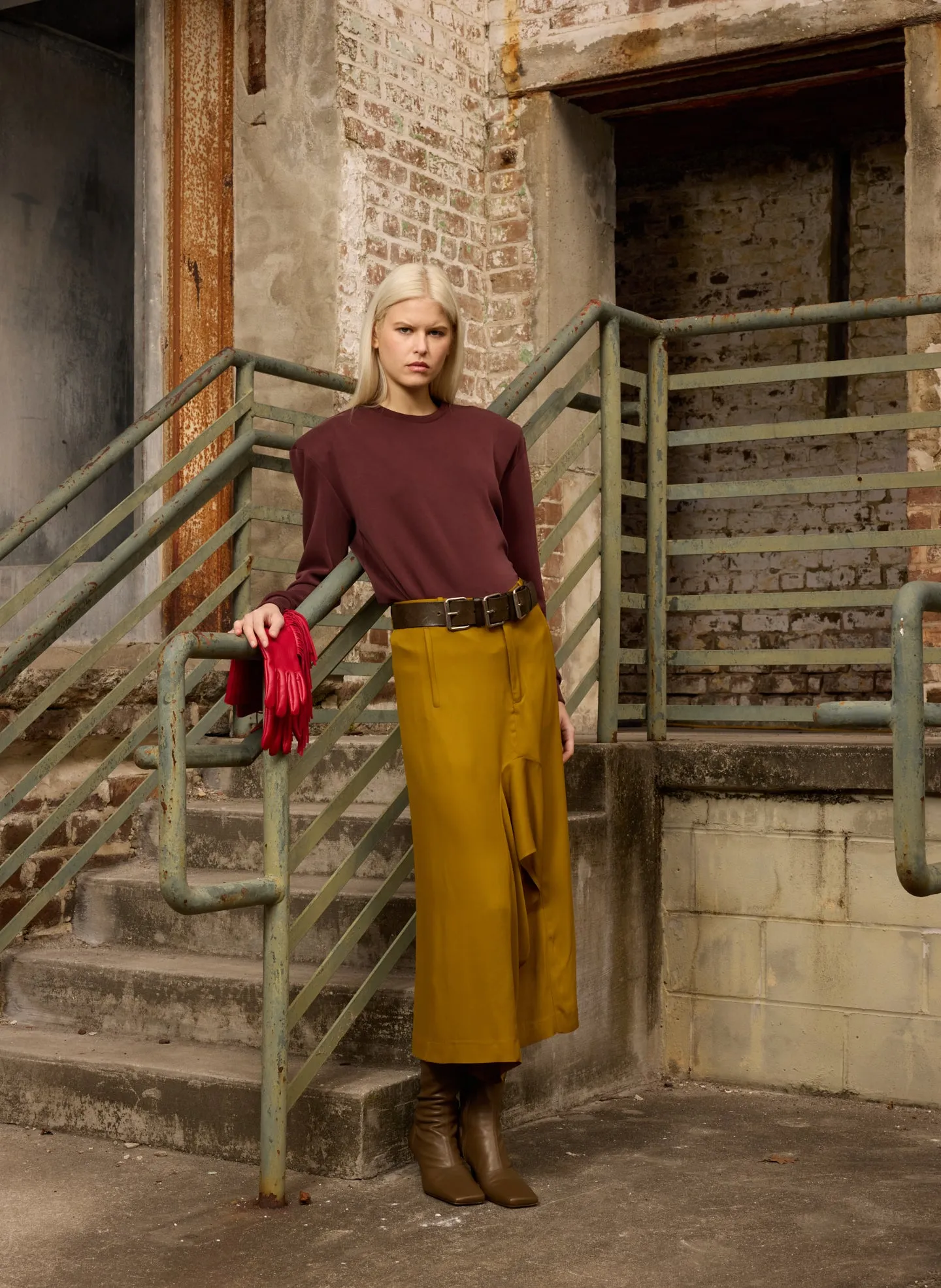 Eco Acetate Viscose Front Drape Culotte sold by Tibi product image thumbnail 2