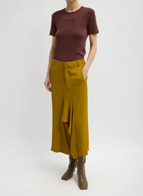 Eco Acetate Viscose Front Drape Culotte made by Tibi