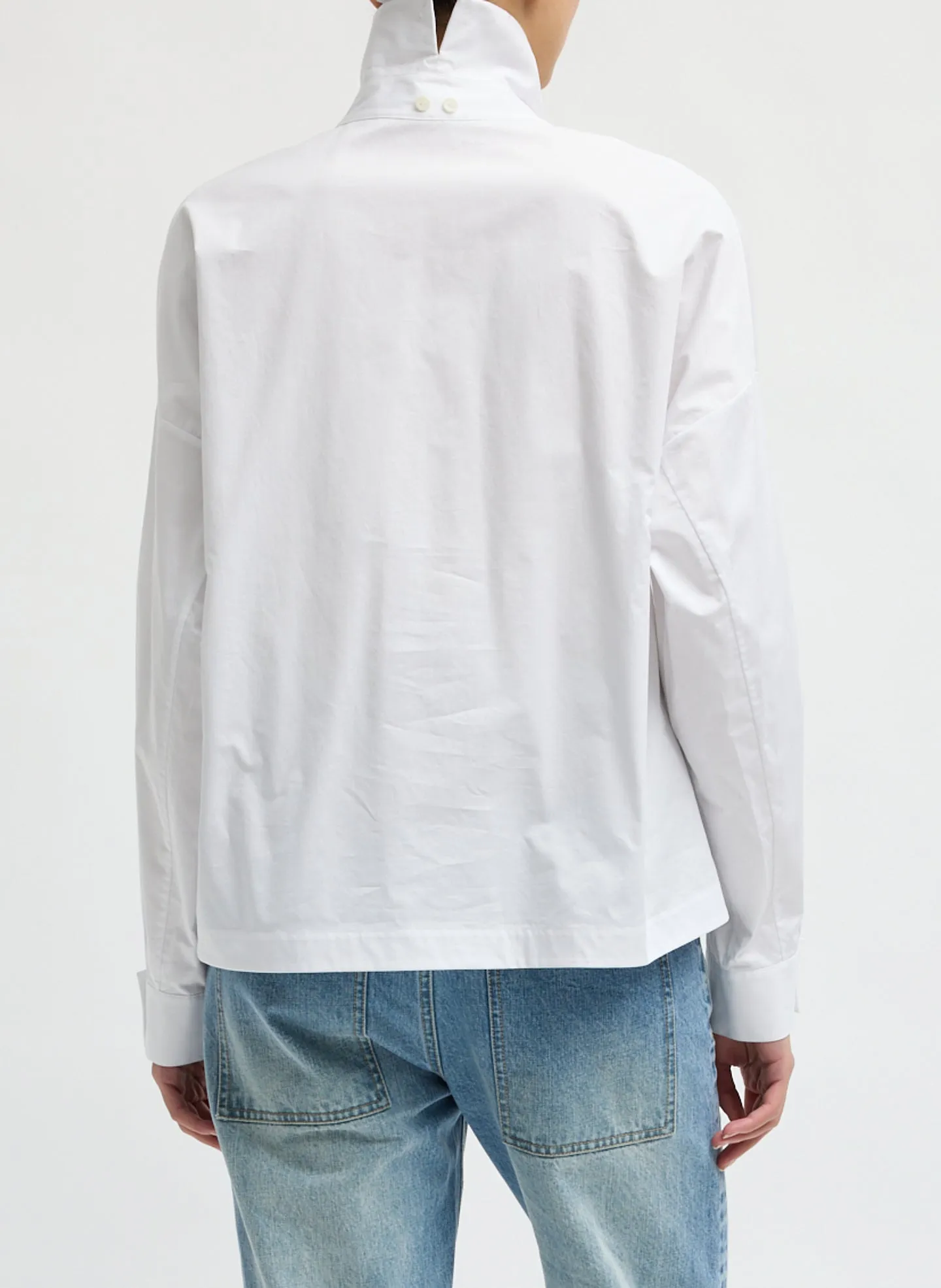 Eco Poplin Easy Shirt with Flap Detail sold by Tibi product image thumbnail 3