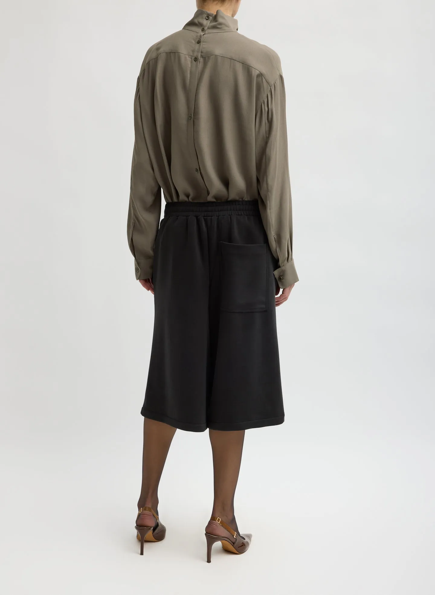 Feather Weight Viscose Neoprene Relaxed Short sold by Tibi product image thumbnail 3