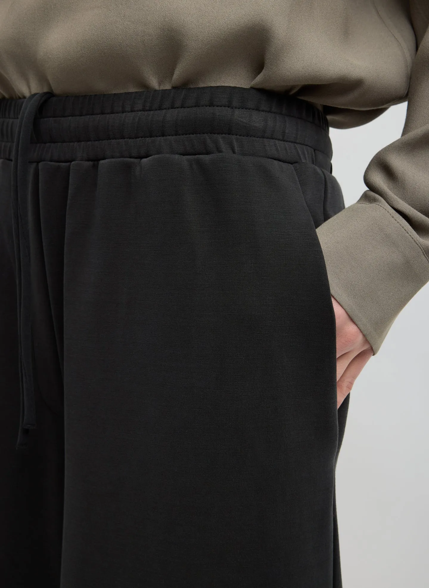 Feather Weight Viscose Neoprene Relaxed Short sold by Tibi product image thumbnail 4