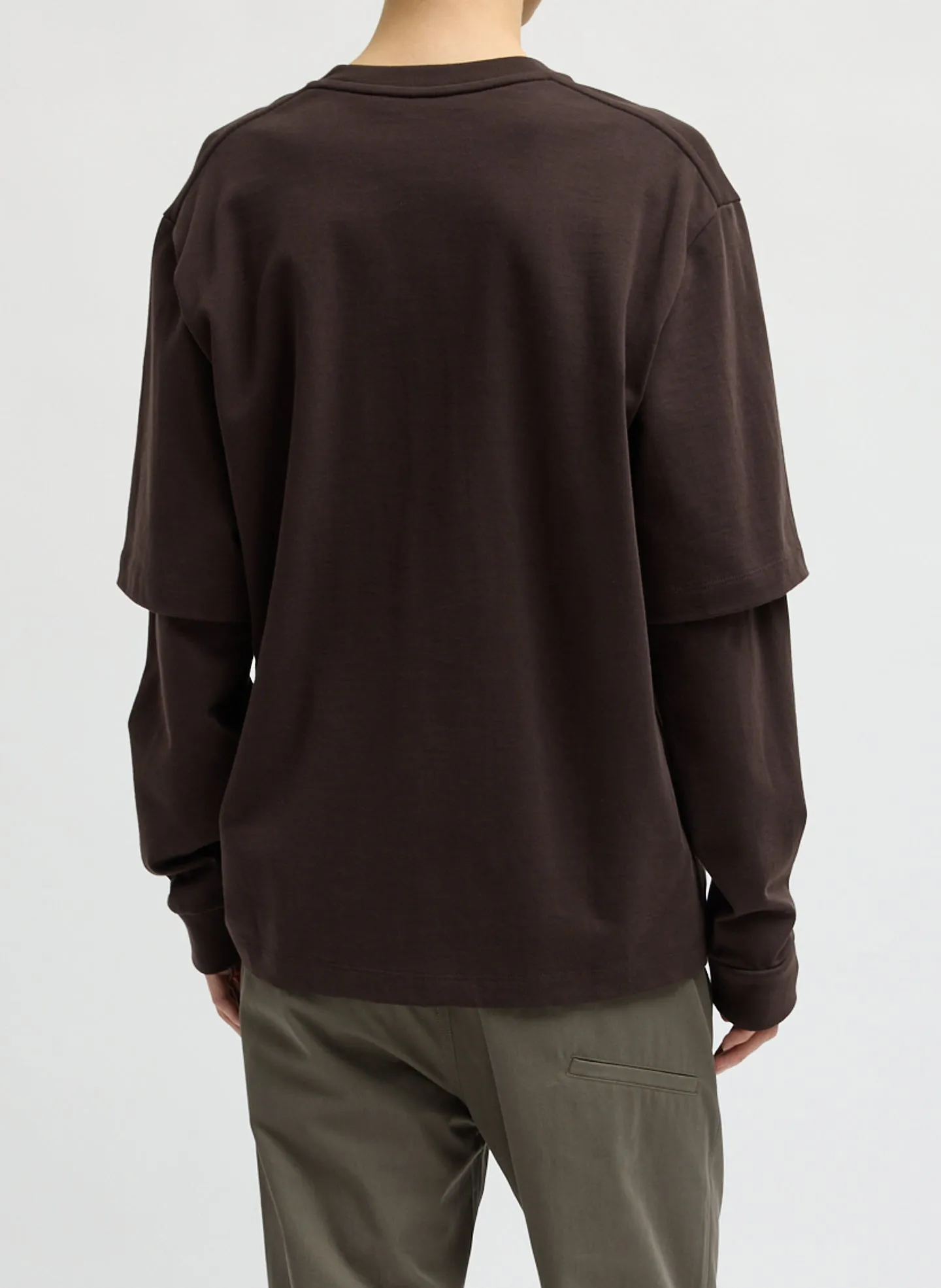Perfect Unisex Double Layer Long Sleeve T-Shirt sold by Tibi product image thumbnail 3