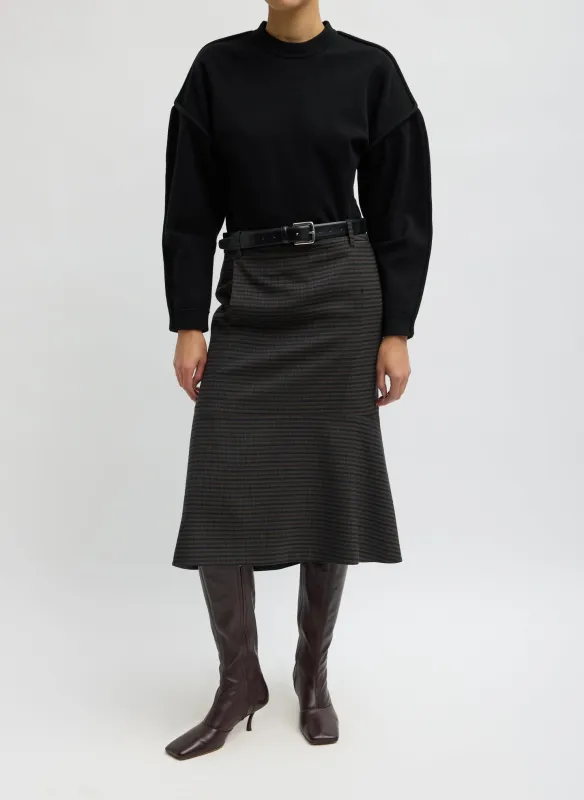 Cedric Suiting Detached Zipper Skirt made by Tibi