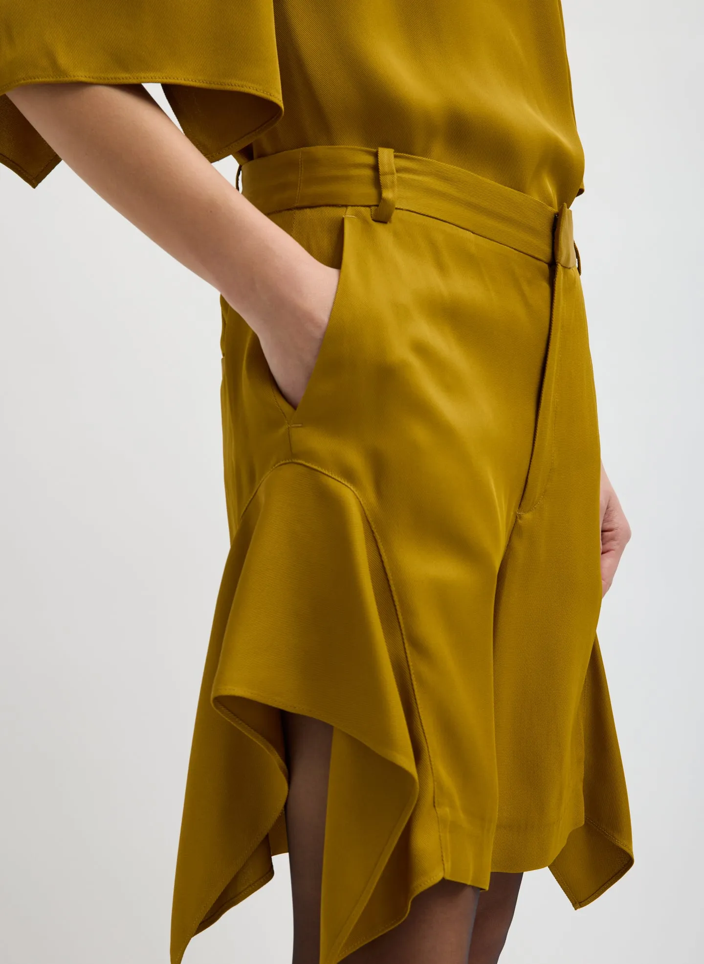 Eco Acetate Viscose Side Drape Short sold by Tibi product image thumbnail 5