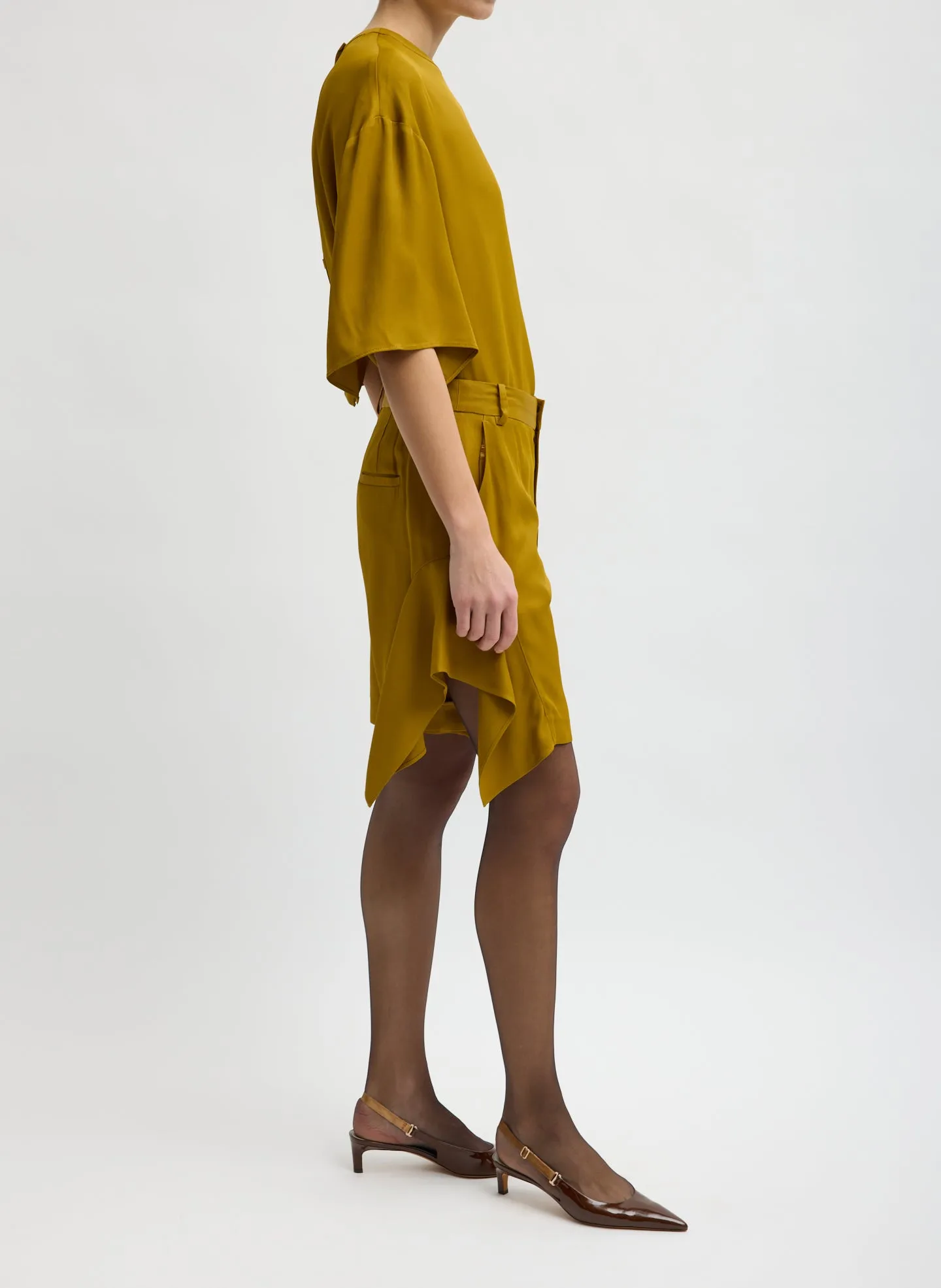 Eco Acetate Viscose Side Drape Short sold by Tibi product image thumbnail 3