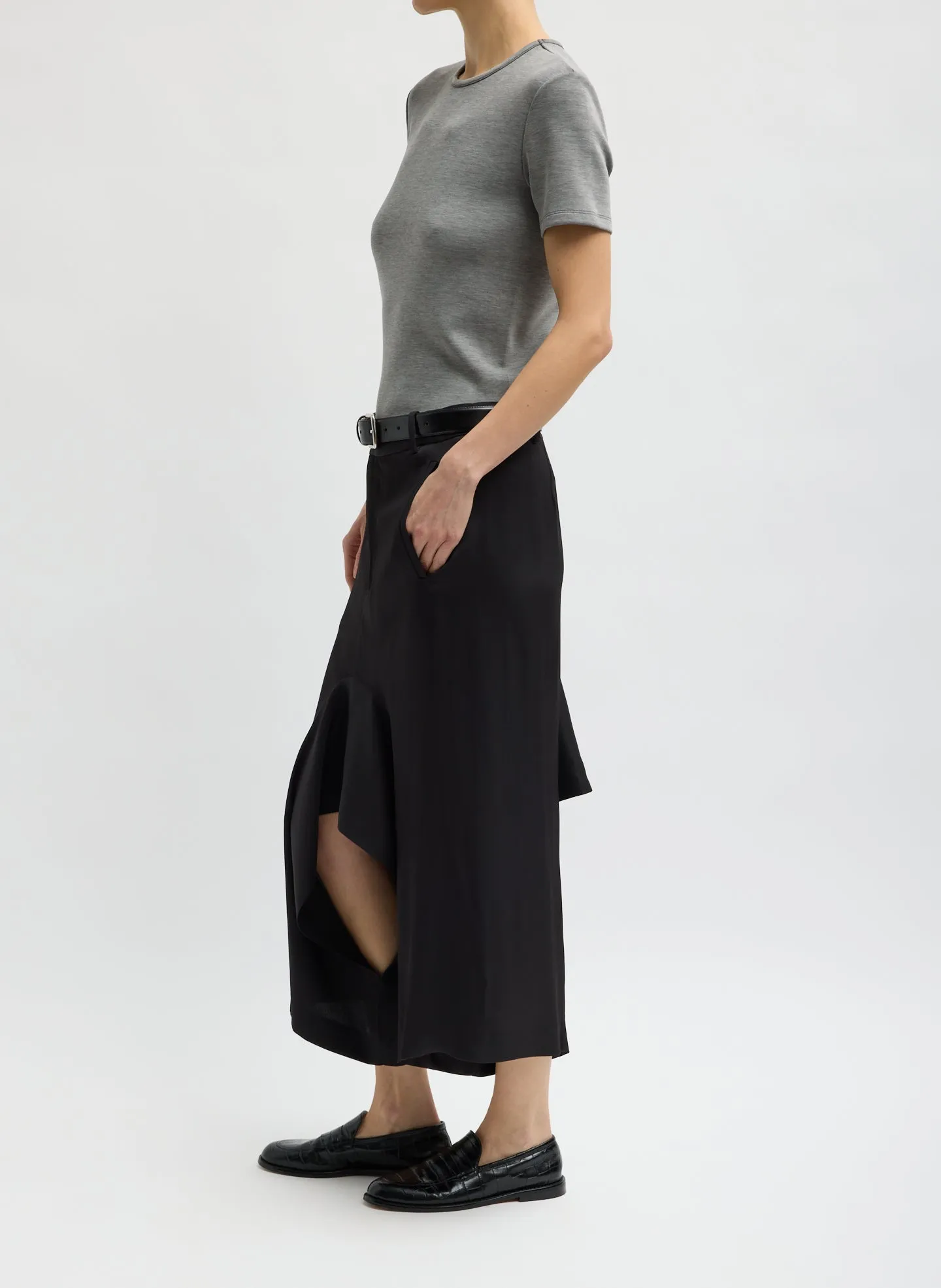 Eco Acetate Viscose Front Drape Culotte sold by Tibi product image thumbnail 2