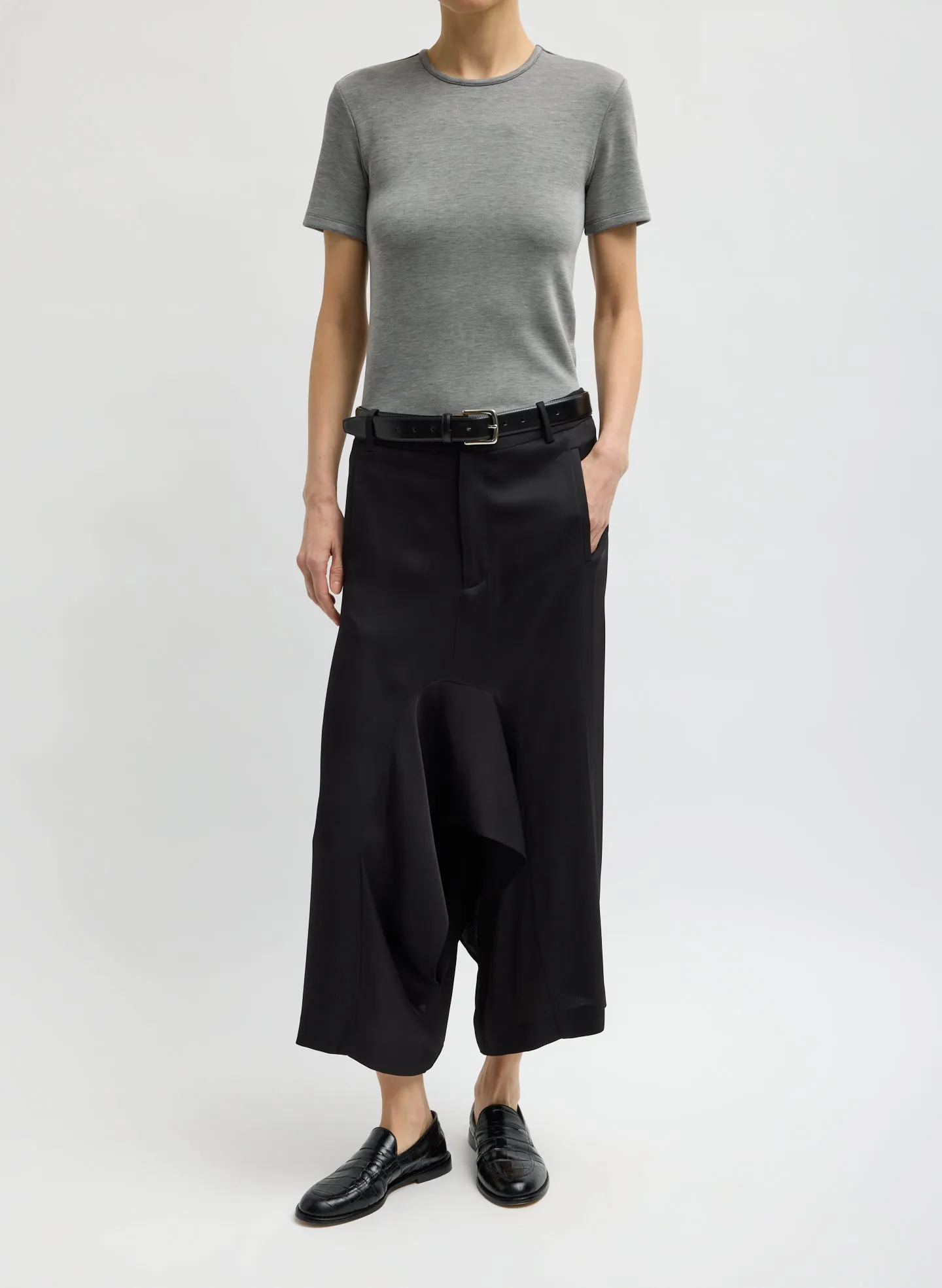 Eco Acetate Viscose Front Drape Culotte sold by Tibi