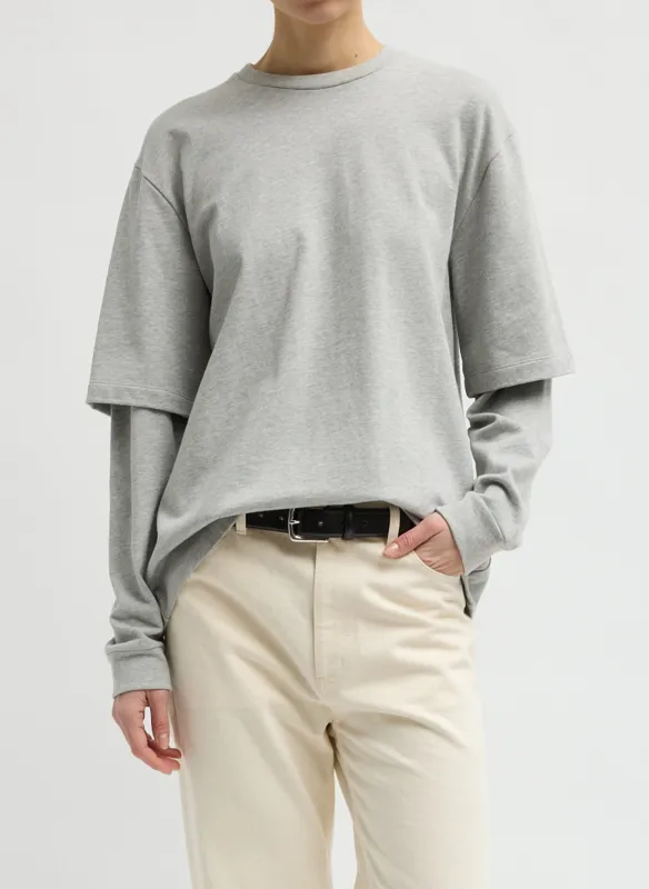 Perfect Unisex Double Layer Long Sleeve T-Shirt made by Tibi