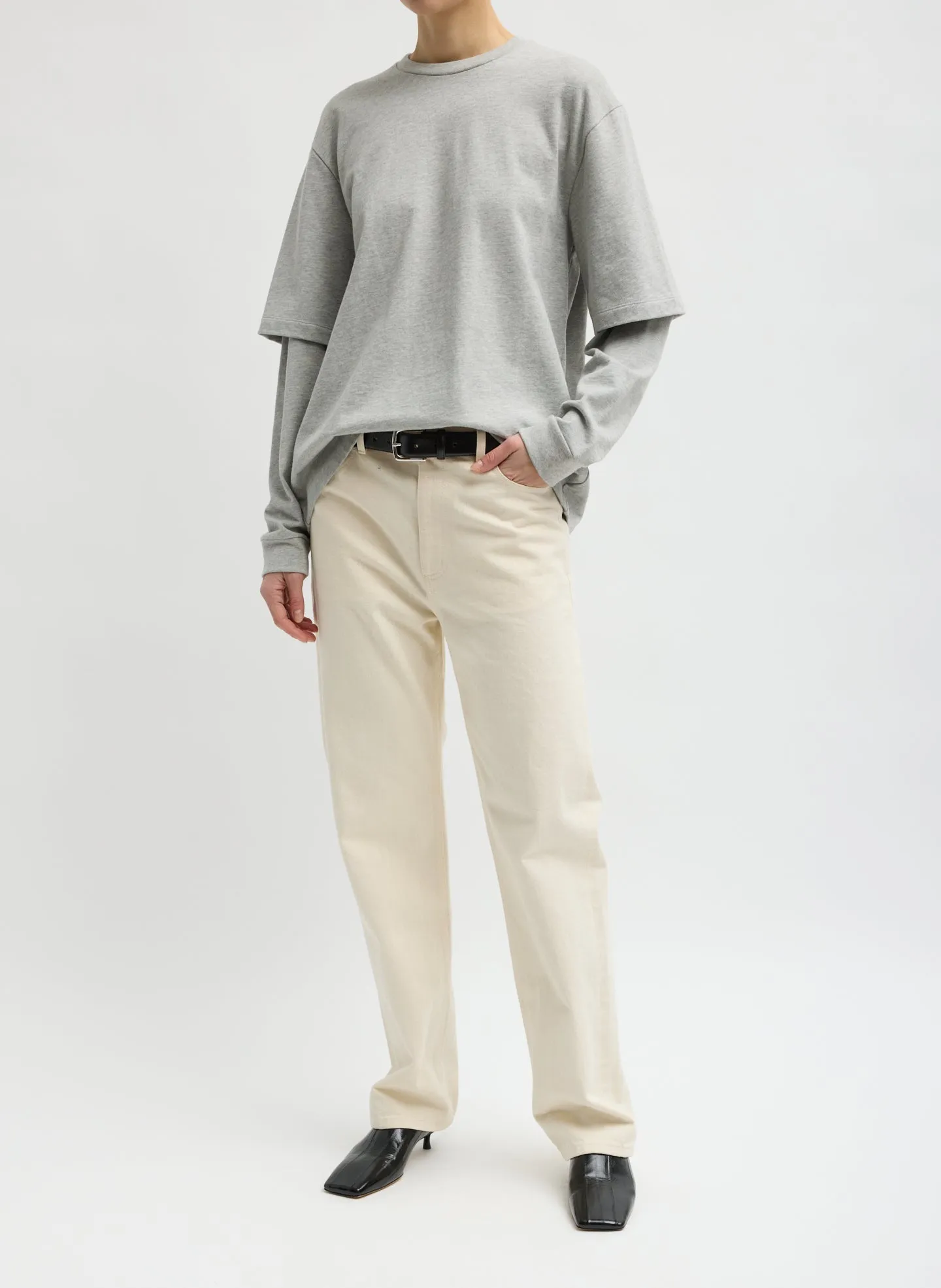 Perfect Unisex Double Layer Long Sleeve T-Shirt sold by Tibi product image thumbnail 4