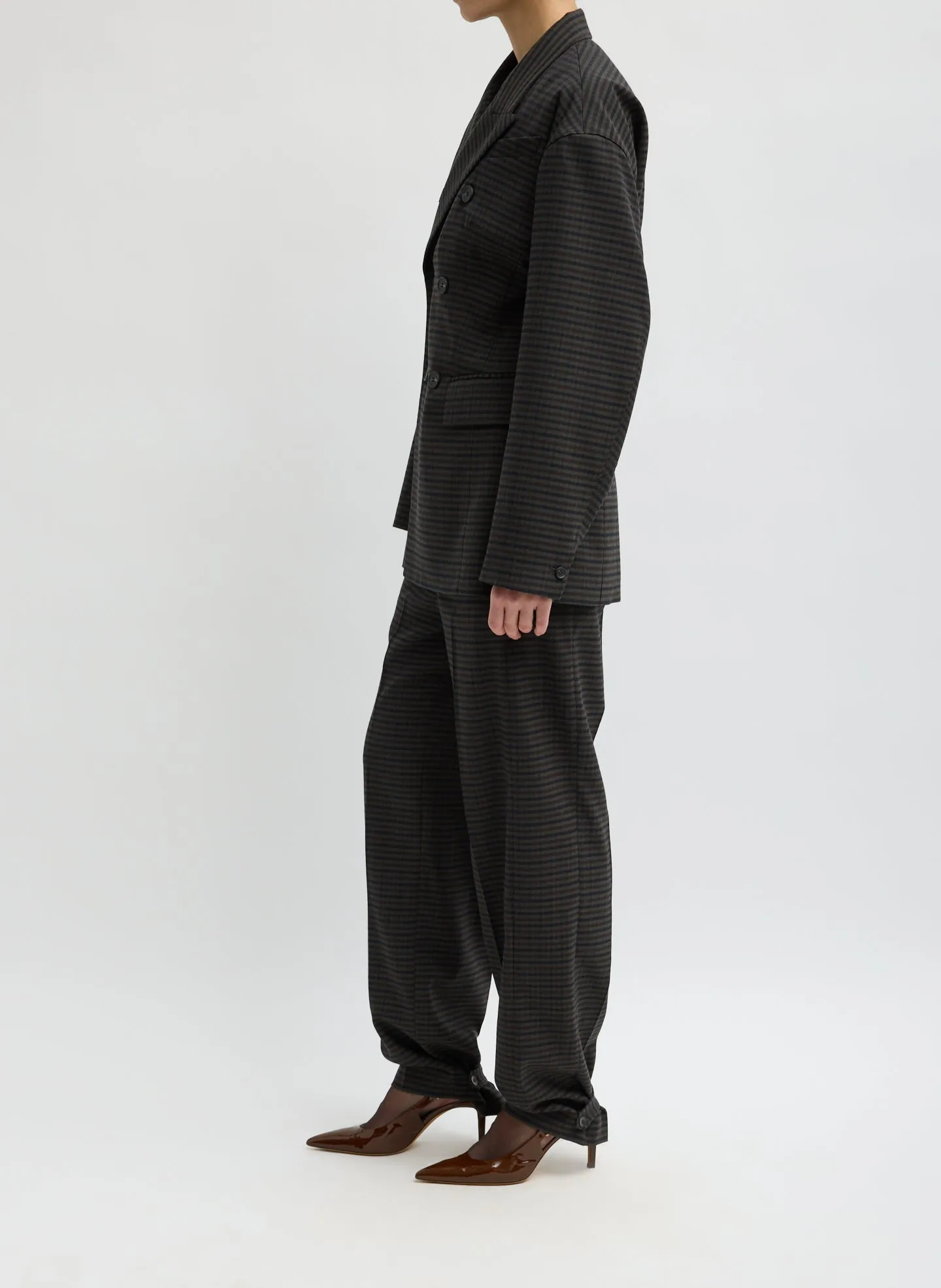 Cedric Suiting Sculpted Blazer sold by Tibi product image thumbnail 4