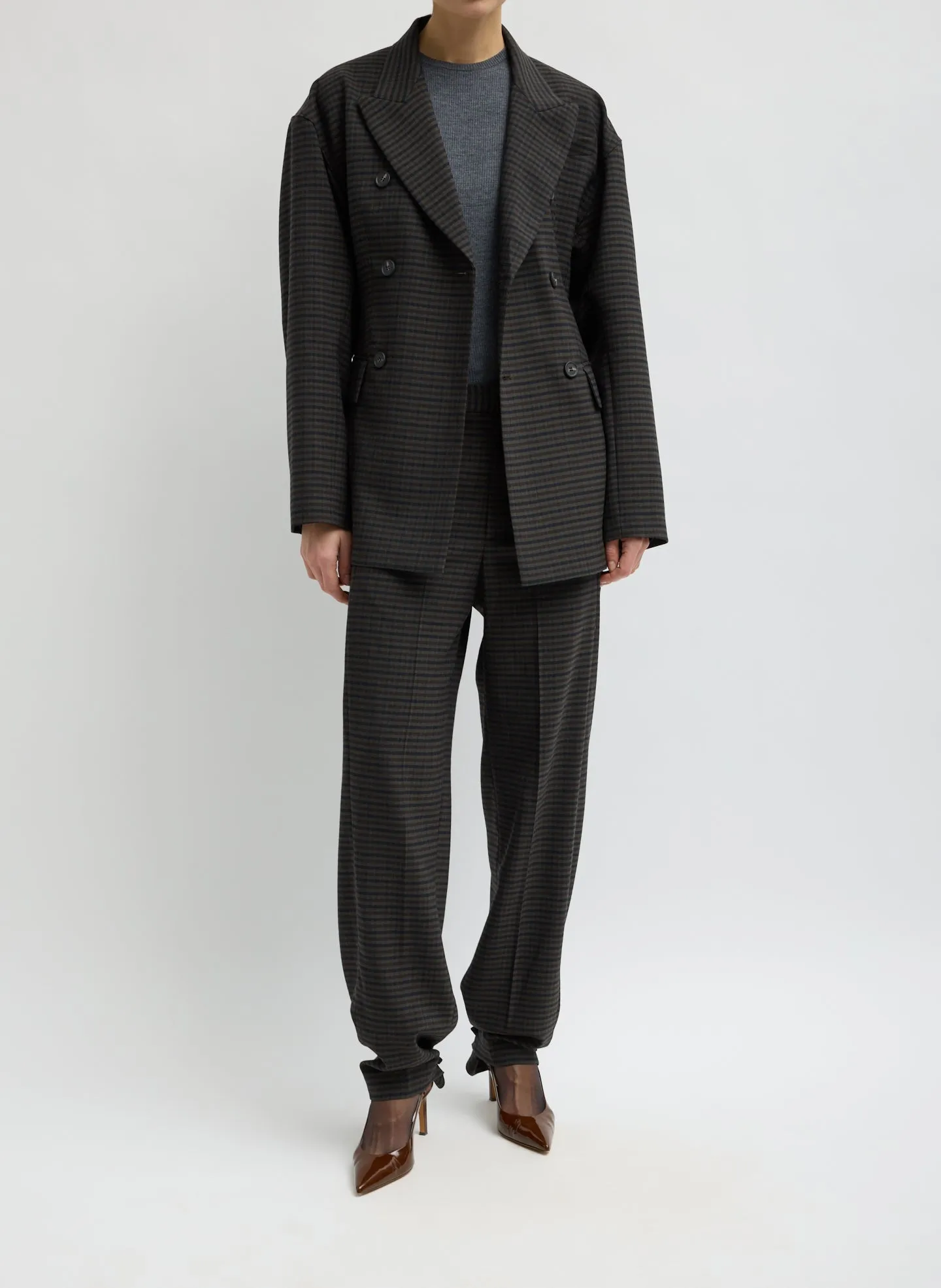 Cedric Suiting Sculpted Blazer sold by Tibi product image thumbnail 3
