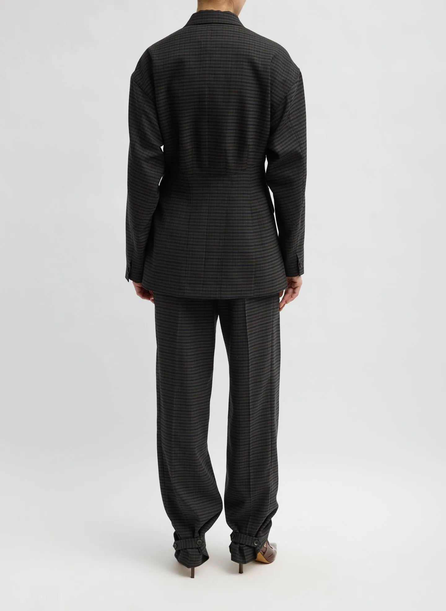 Cedric Suiting Sculpted Blazer sold by Tibi product image thumbnail 5