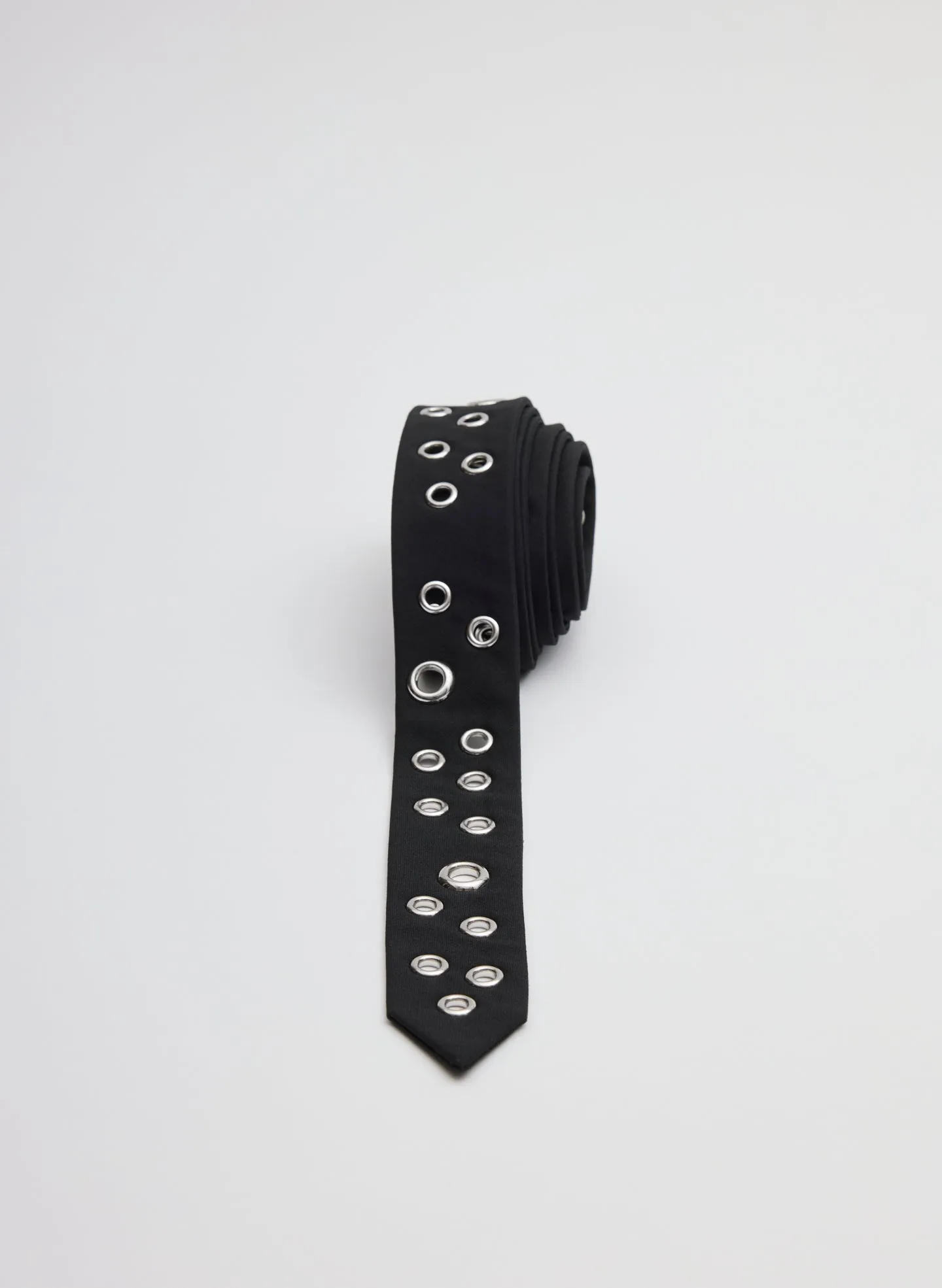 Recycled Tropical Wool Grommet Tie sold by Tibi product image thumbnail 4