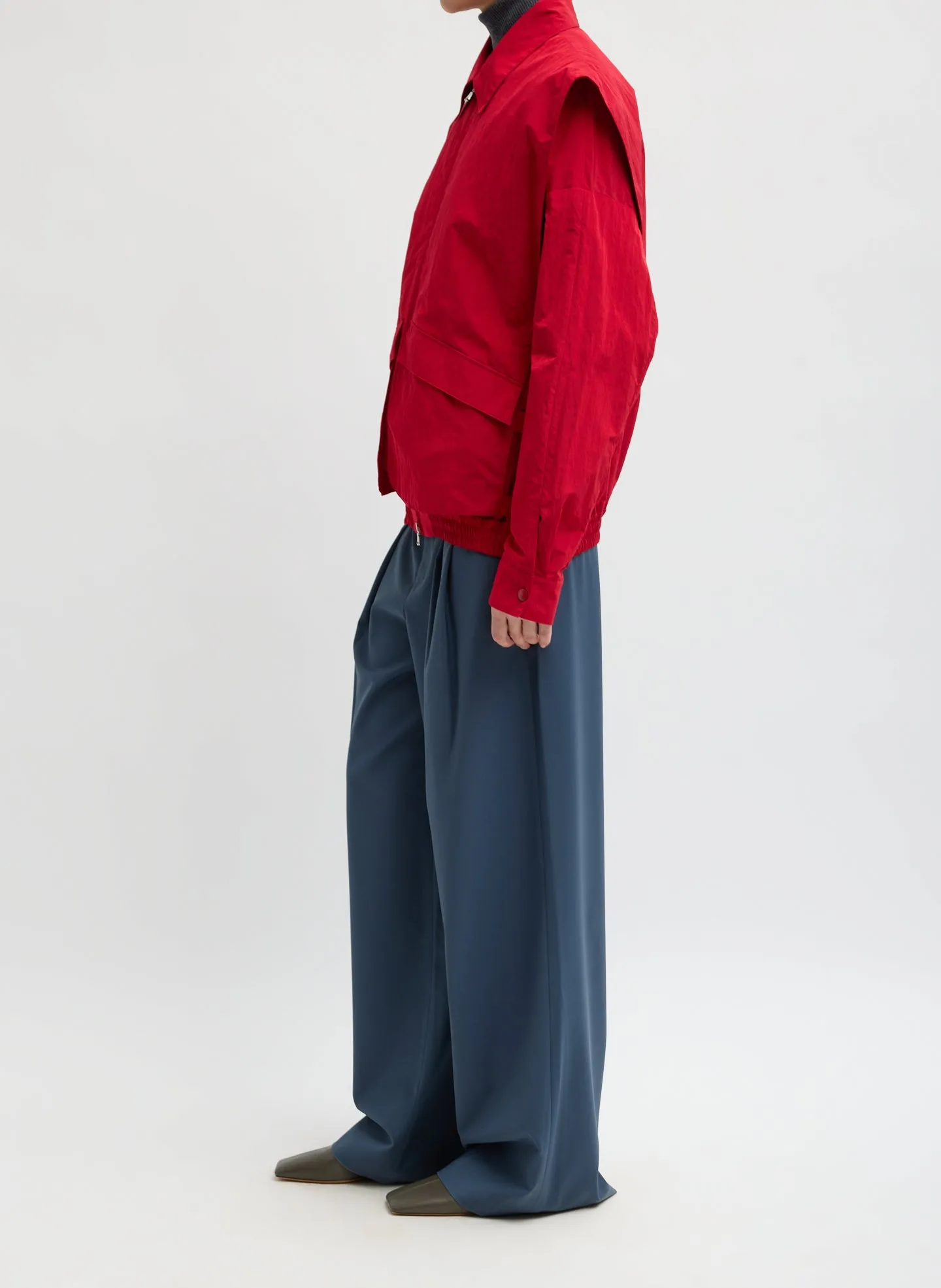 Fall Nylon Snap Bomber sold by Tibi product image thumbnail 4