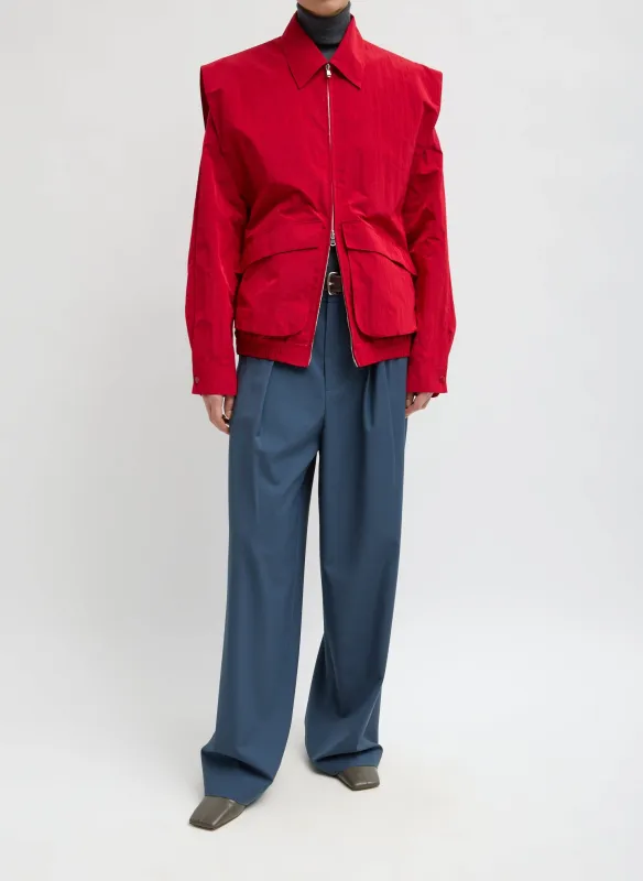 Fall Nylon Snap Bomber made by Tibi